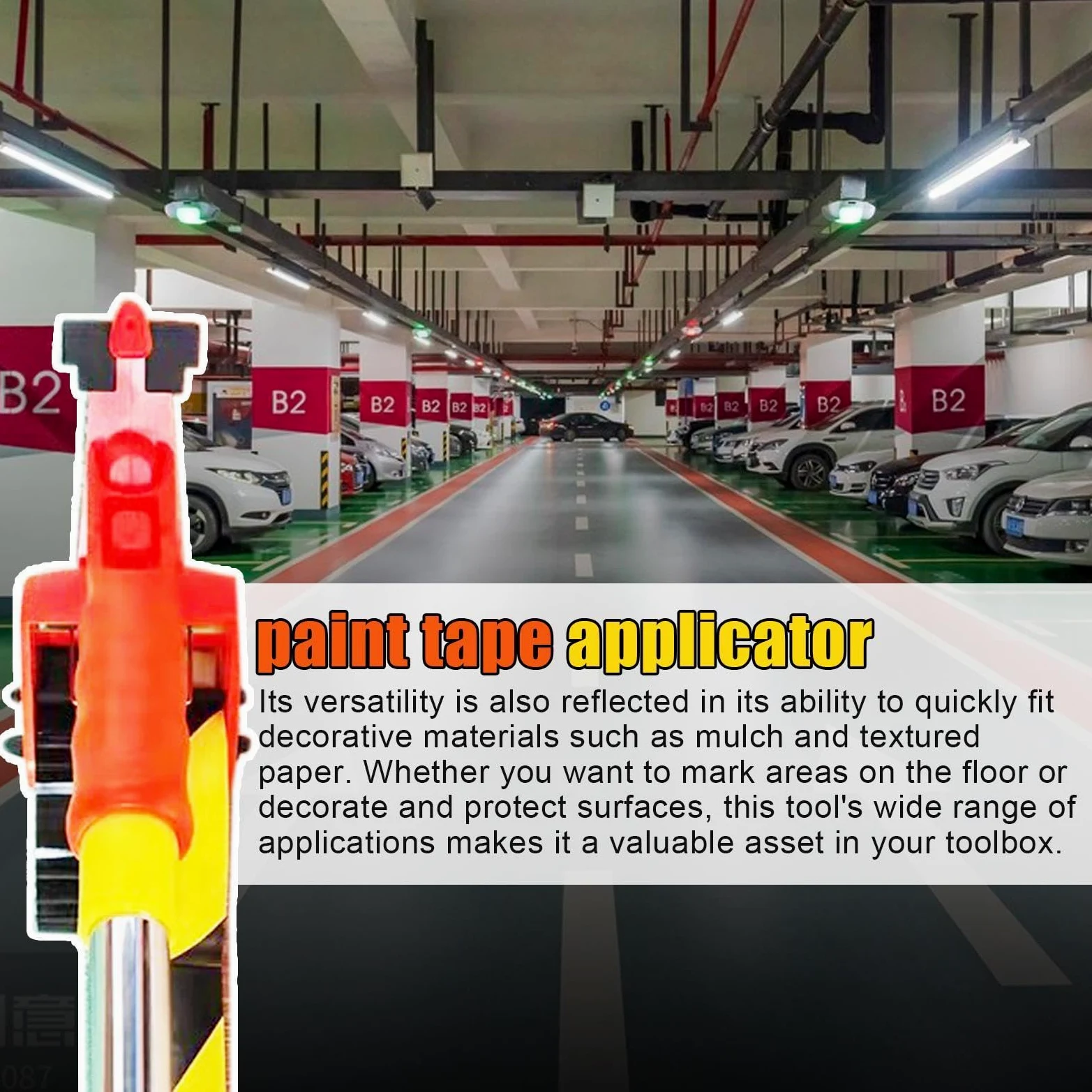 Aplicador de cinta, herramienta para proteger áreas pequeñas y grandes, aplicador de cinta de pintura