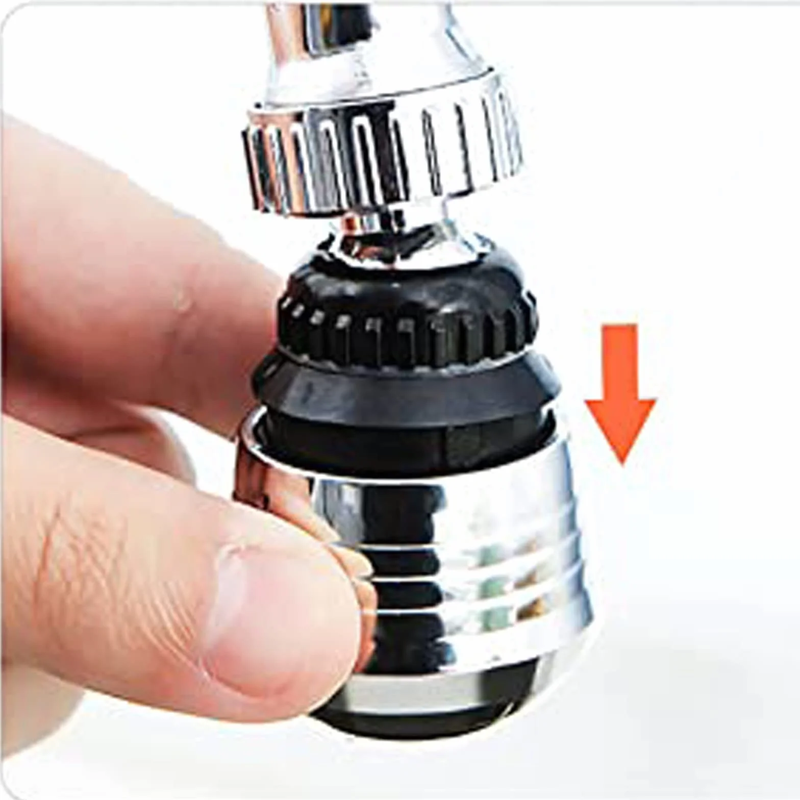 Extensor de Grifo Móvil para Fregadero con Cabezal Rociador, Aireador Giratorio 360°