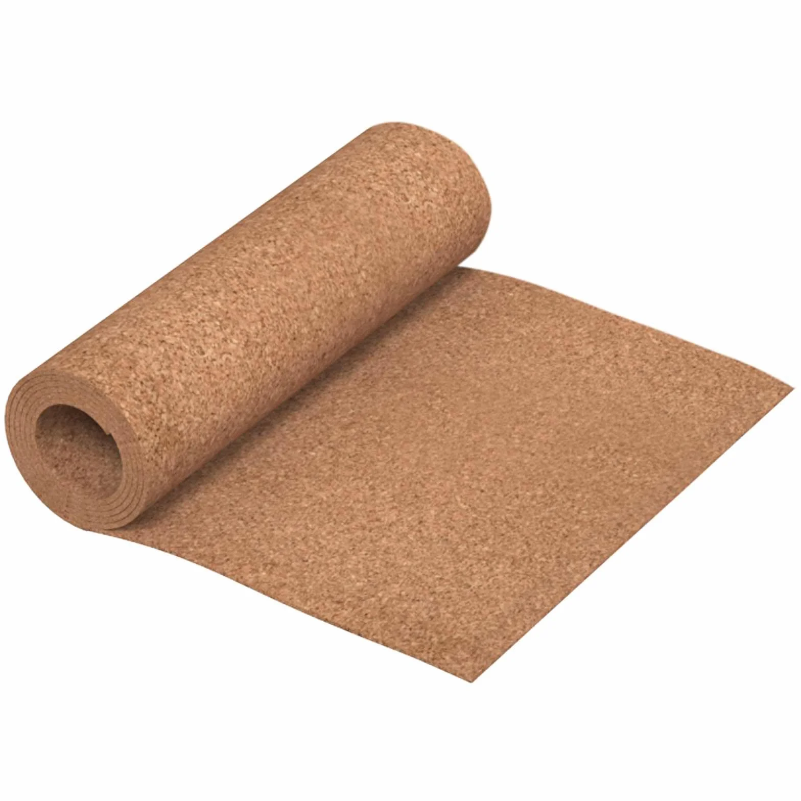 vidaXL Rollo de corcho marrón 200 x 50 x 0,5 cm, rollo de corcho, aislamiento duradero para suelos de oficina, reducción de ruido y absorción de sonido, versátil para el hogar