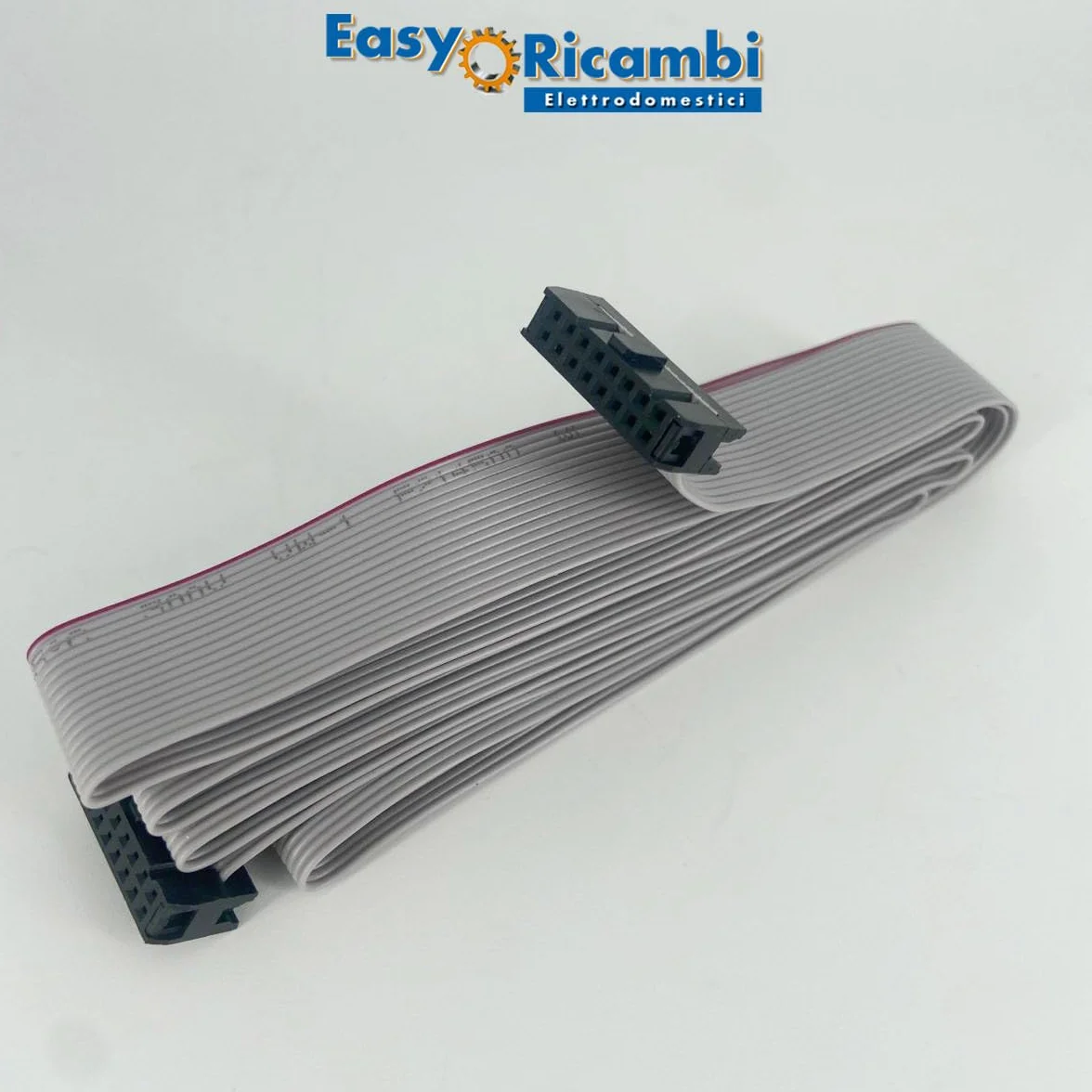 Easyricambi - Cable plano macho de 16 pines para conectar el teclado a la placa de control Micronova Estufas de pellets Longitud 150 cm Cable plano con conexiones eléctricas hembra con 16 contactos