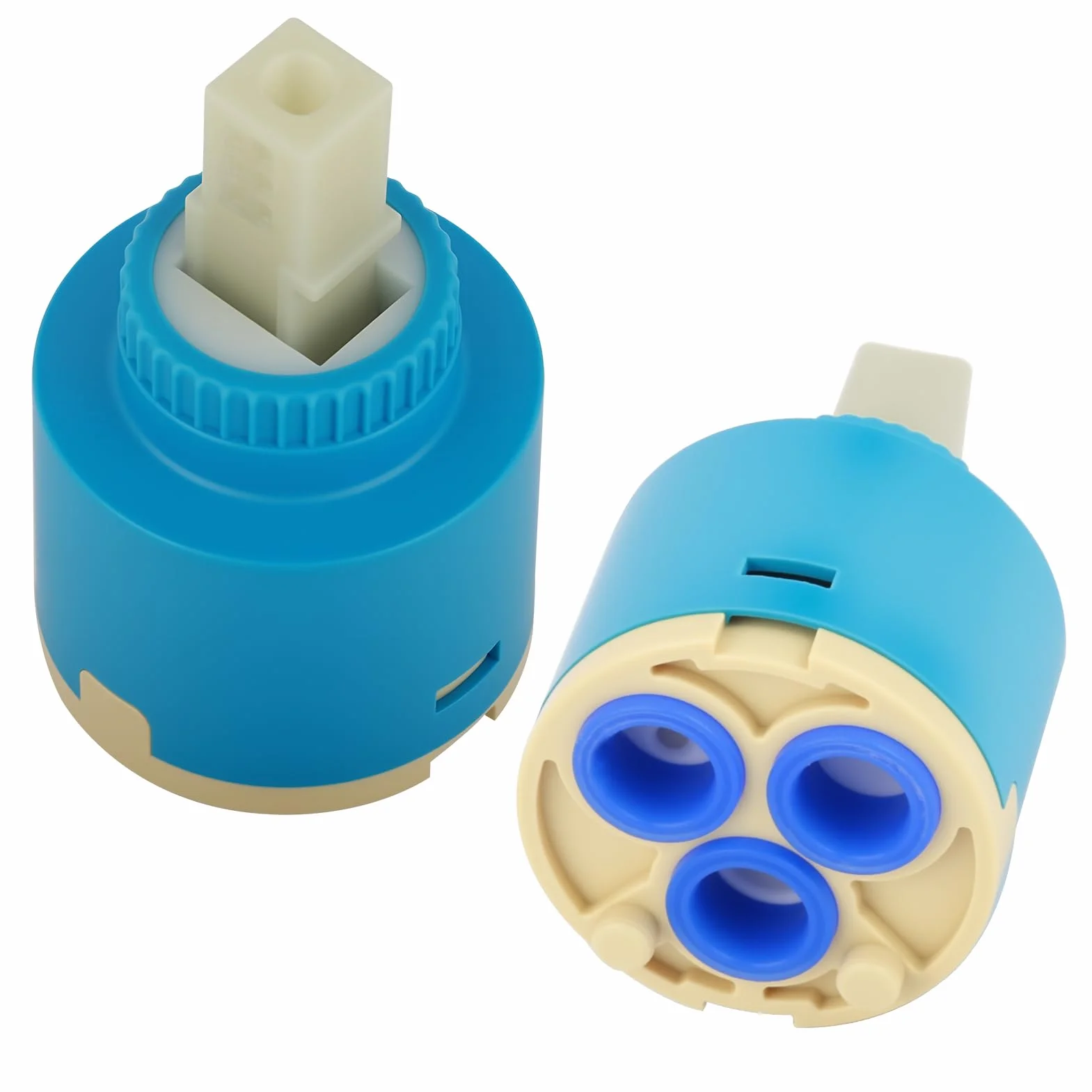 2 Piezas Cartucho de Grifo de 35MM, Cartucho de Cerámica para Grifo Monomando Cocina Lavabo Ducha, Repuesto Universal Cartuchos para Grifos 35MM