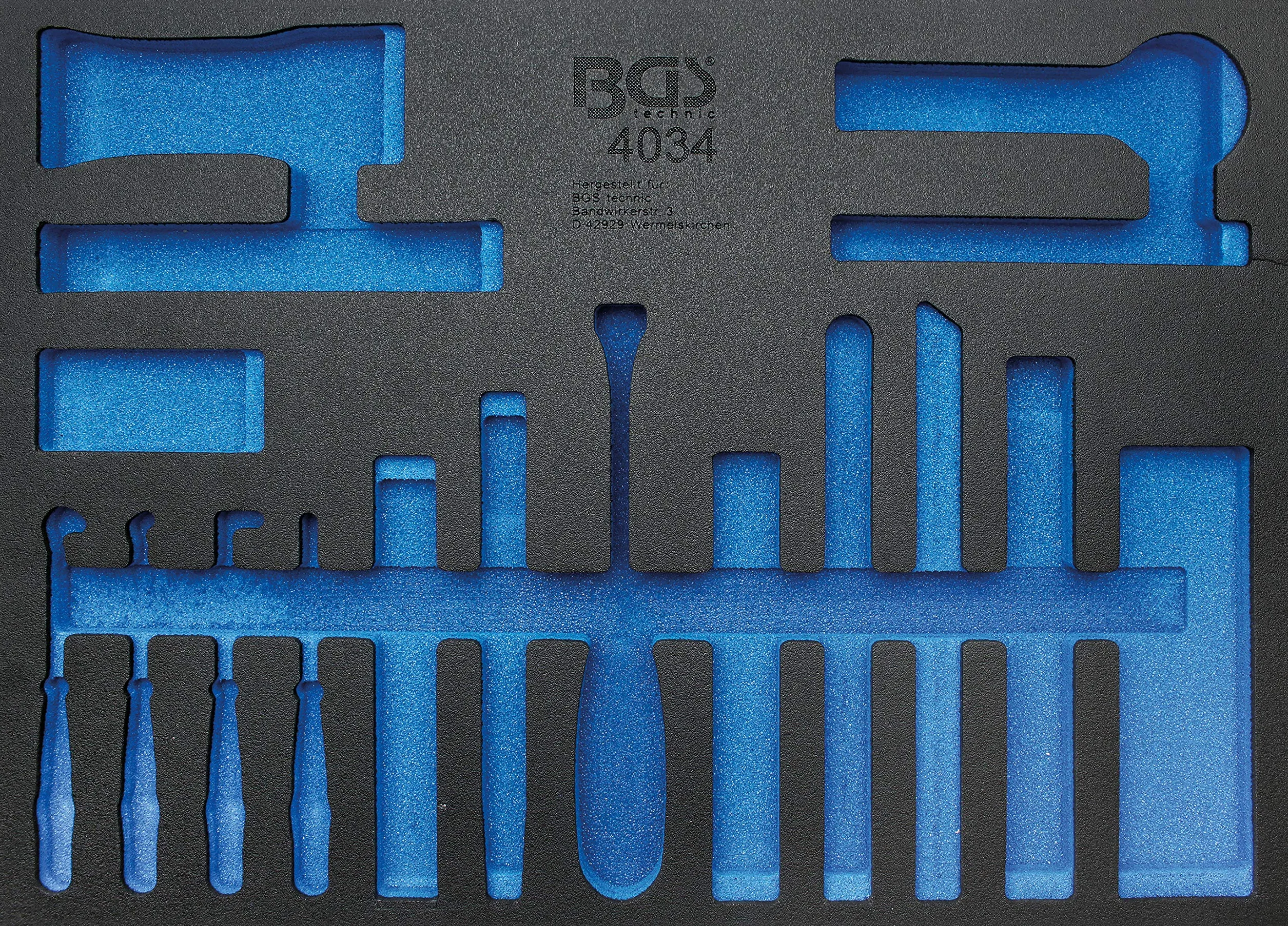 BGS Bandeja para carro 3/3 Juego de herramientas de extracción 17 piezas