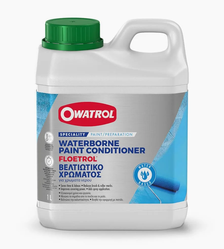 OWATROL 965 - Floetrol cepillo y optimizador de funcionamiento para las pinturas a base de agua de 1 litro