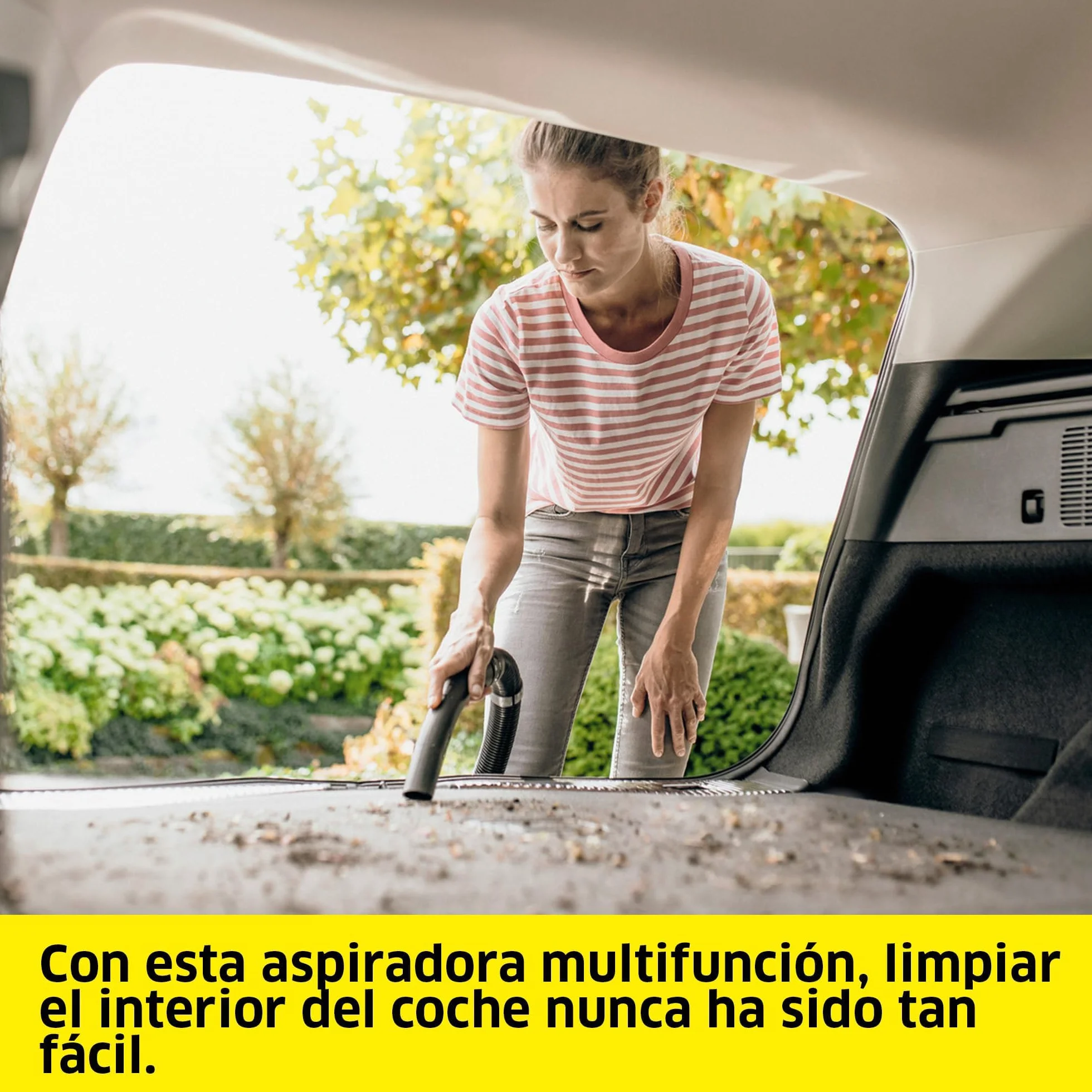 KÄRCHER Aspirador en Seco y Húmedo WD 3 V 17/4/20 1000 W Depósito 17 l Manguera 2 m Cable 4 m