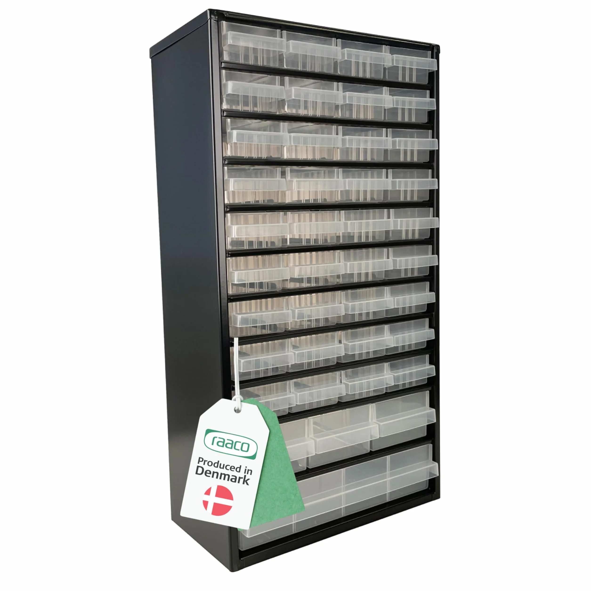 Raaco C12-40 Organizador de Tornillos 40 Cajones 36 kg 15x30,6x55,2 cm Acero Recubierto