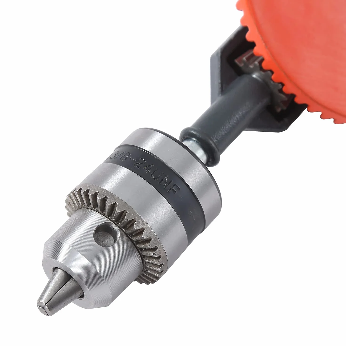 KATSU Taladro Manual de Mano, 3/8" (1.5-10mm) Capacidad de Precisión de Mandriles, Taladro Manual de Doble Piñón para Perforación de Placas de Circuito de Acrílico de Plástico de Madera 313014