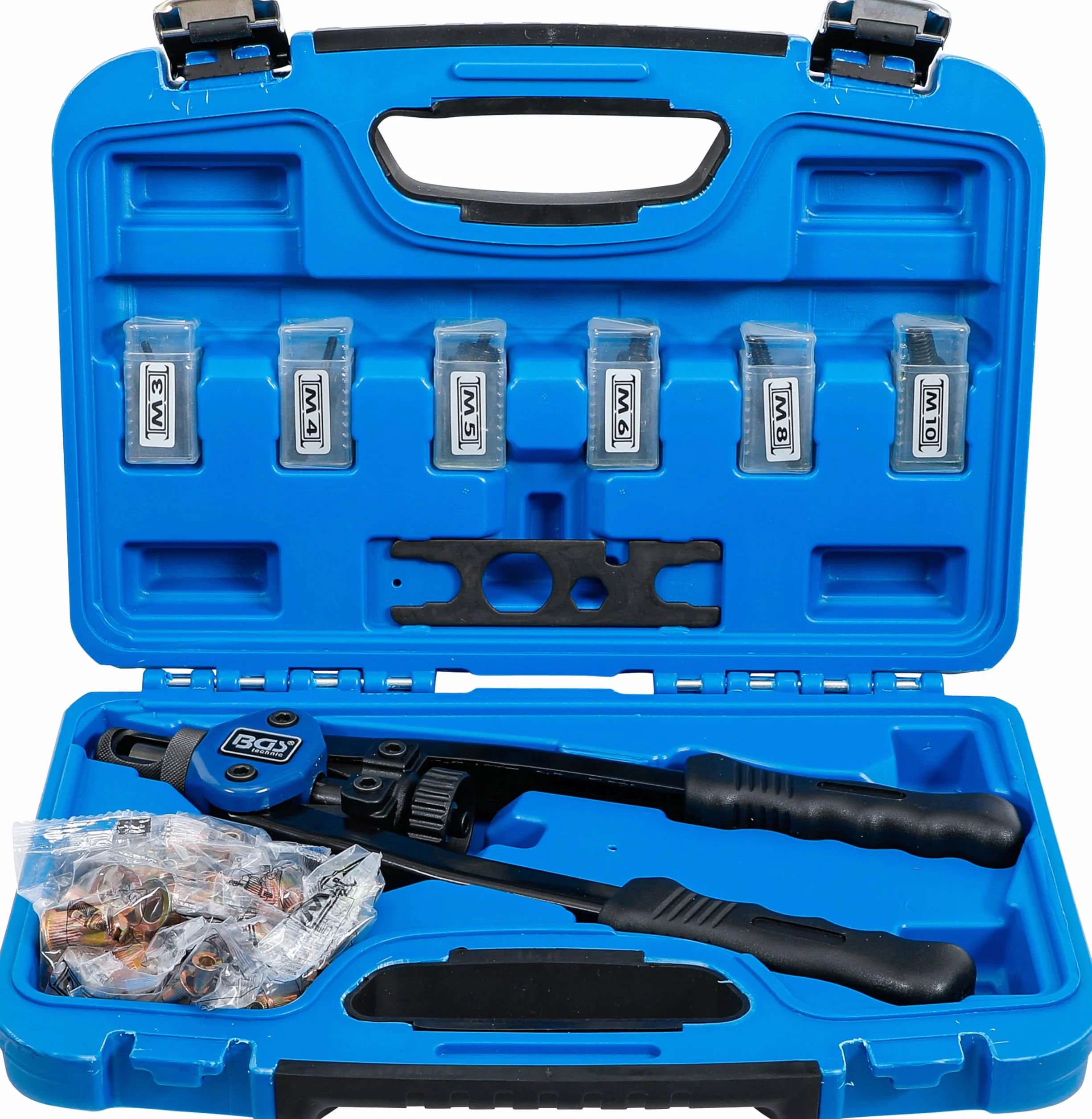 BGS 408 | Remachadora de tuercas | M3 - M10 | 68 piezas