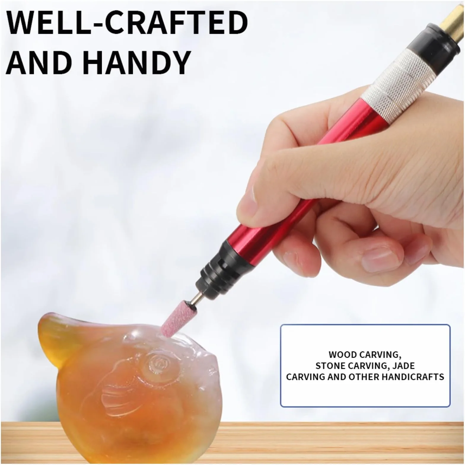 Mini Amoladora Aire Comprimido, 6500RPM Juego De Amoladora Recta PequeñA NeumáTica Lijadora De Barra De Aire LáPiz De Pulido, Pneumatic Pencil Micro Die Grinder Para Grabar, Cortar, Esmerilar, pulir