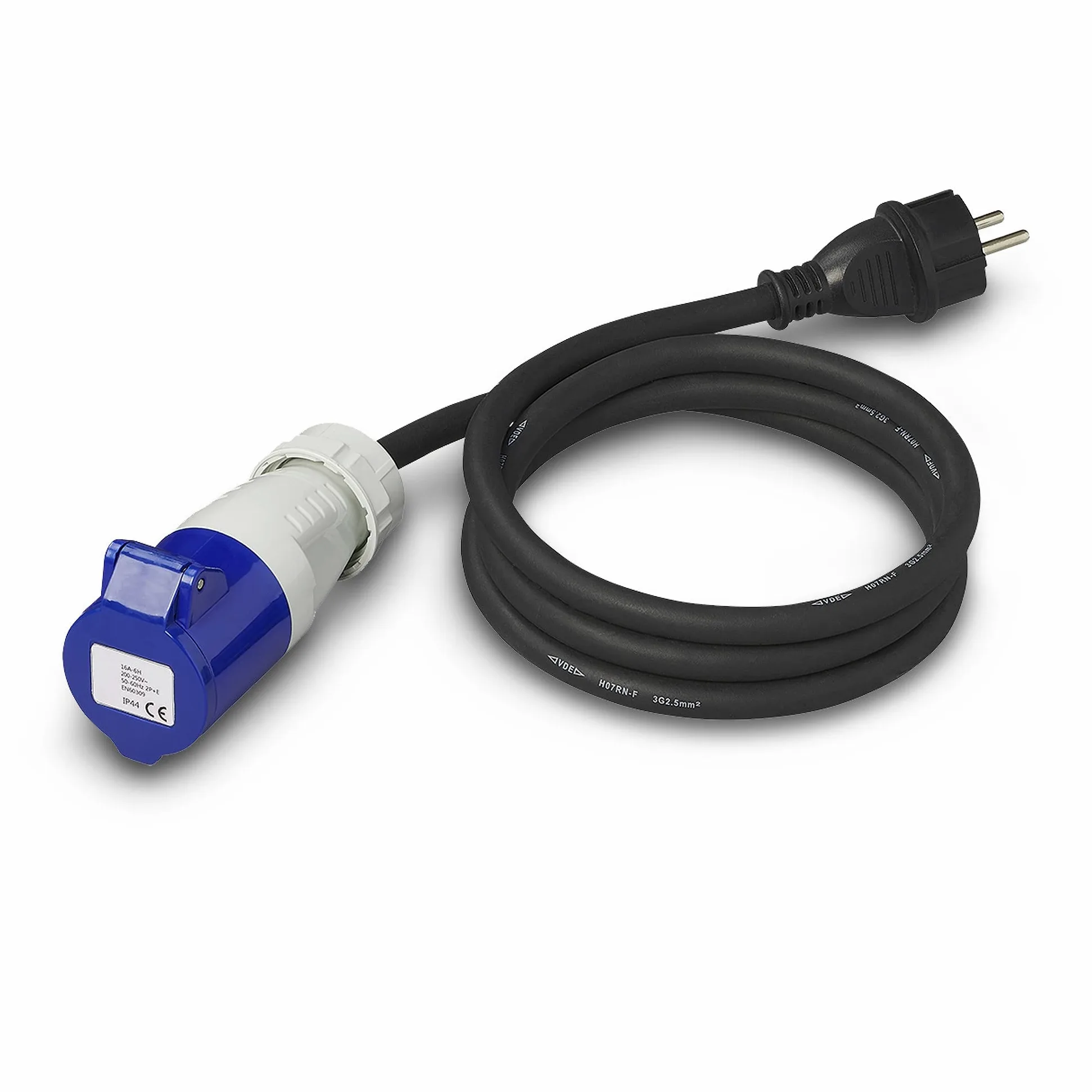 ProPlus Cable Adaptador 150 cm 3 x 2,5 mm² de Enchufe Schuko a CEE
