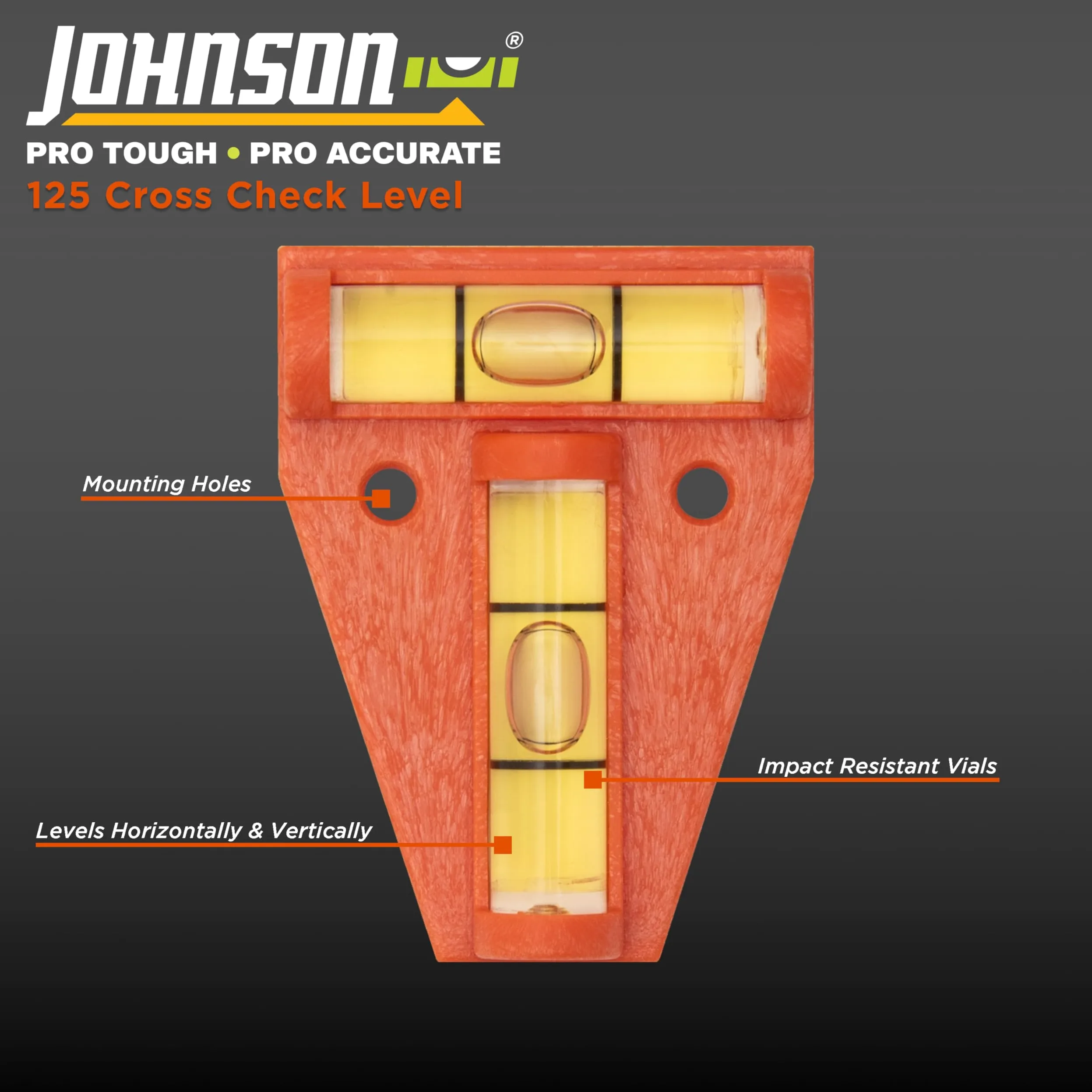 Johnson Level & Tool 125 Cruz Check nivel