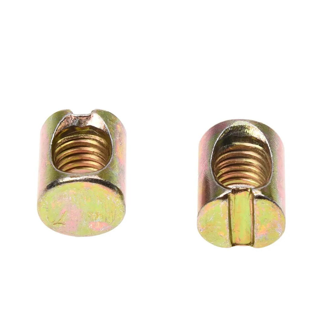 10 tornillos de barril M8 ranurados para muebles, para , sillas de cuna