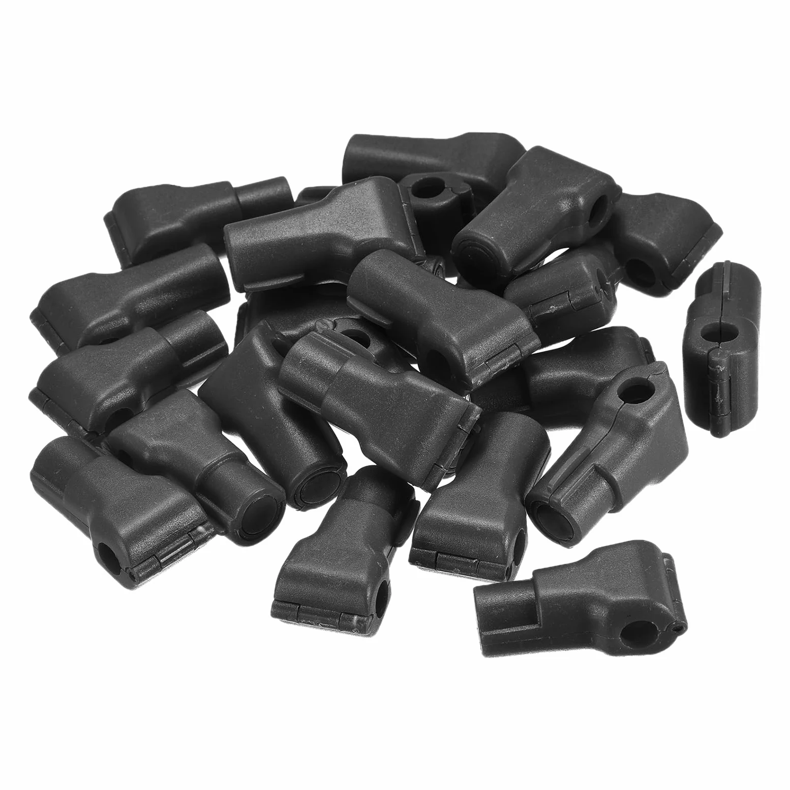 sourcing map Minorista Tienda Supermercado Móvil Teléfono Antirrobo Gancho Bloqueo, 6mm Especial Magnético Pantalla Estante Bloqueo, Clavija Gancho, Negro Paquete de 50