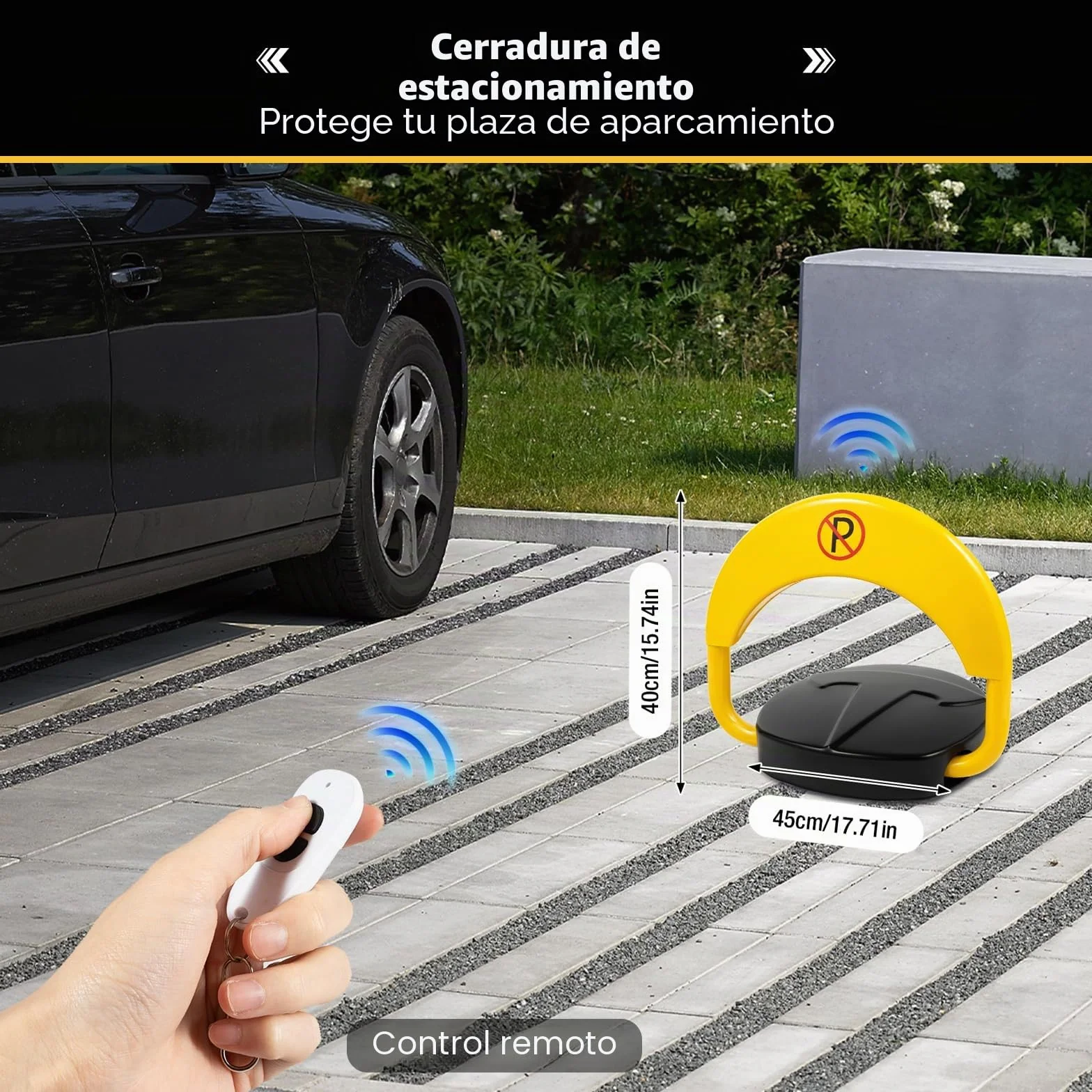 Barrera de aparcamiento eléctrica, barrera de estacionamiento automática, barreras de aparcamiento eléctricas, poste de aparcamiento automático plegable con control remoto