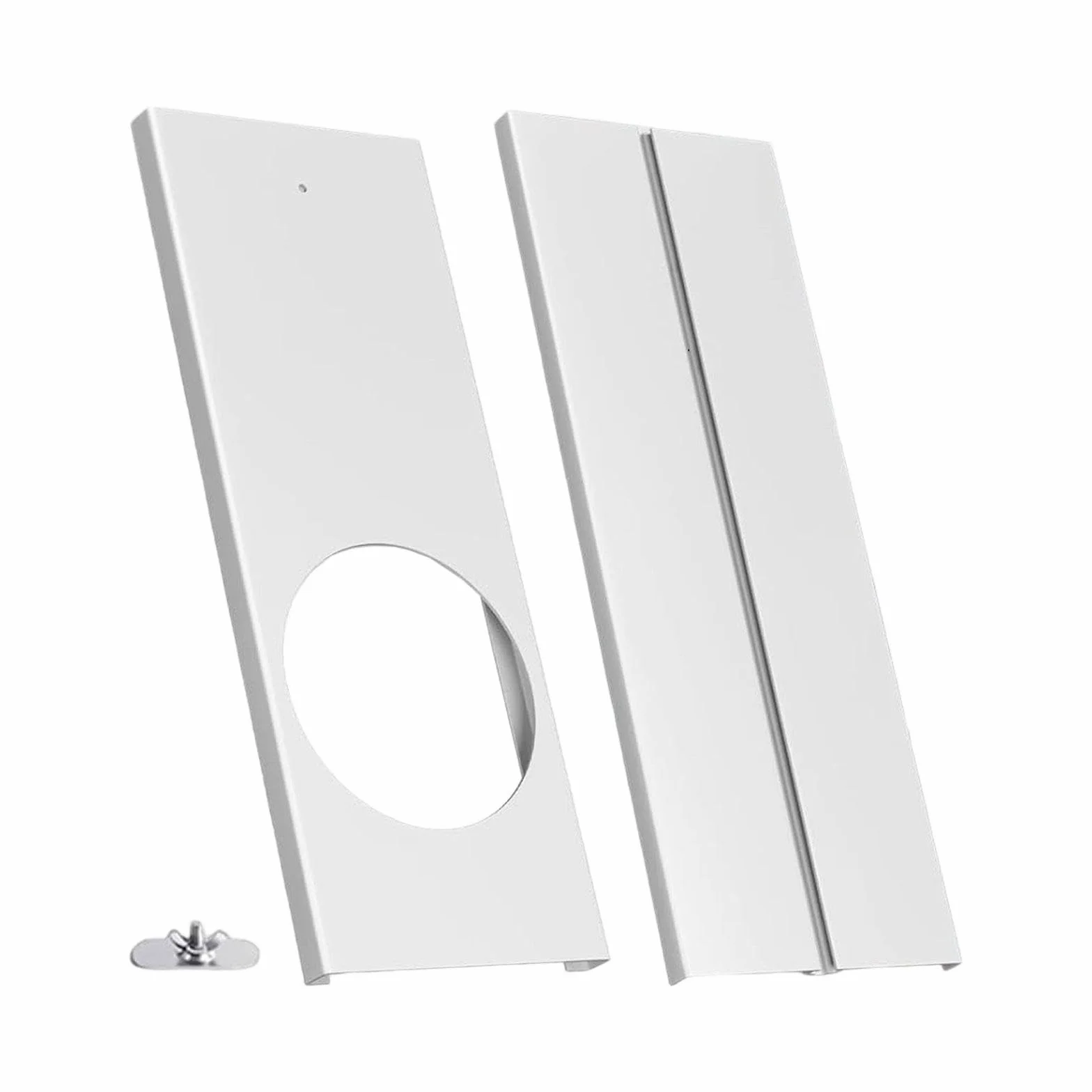 MagiDeal Kit de Ventana para Aire Acondicionado Portátil, Kit de Ventilación, Repuestos Ajustables, Repuesto de PVC, Paneles de Sellado para Manguera