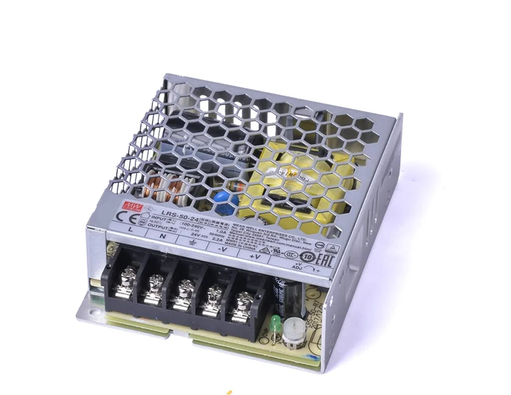 KingLed – MeanWell Fuente de alimentación Meanwell Modelo LRS-50-24 50W 24V Transformador Switching Mean Well NO resistente al agua IP20 para Tiras LED – cód.1991