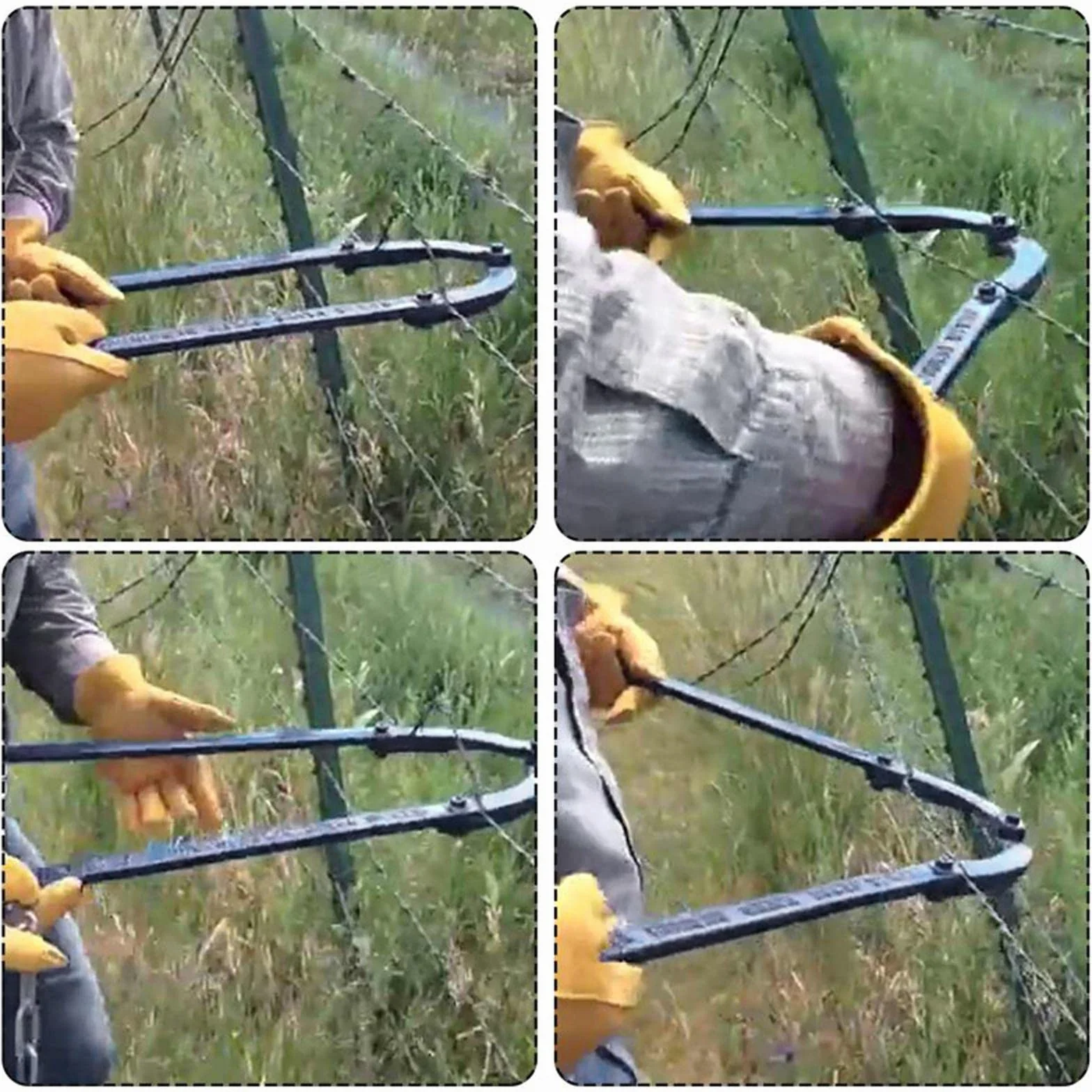ELSHY Texas - Herramienta de reparación de vallas - Herramienta de reparación profesional de vallas de jardín - Fuerte resistencia a la corrosión - Antioxidante - Para vallas de jardín - Verde oscuro