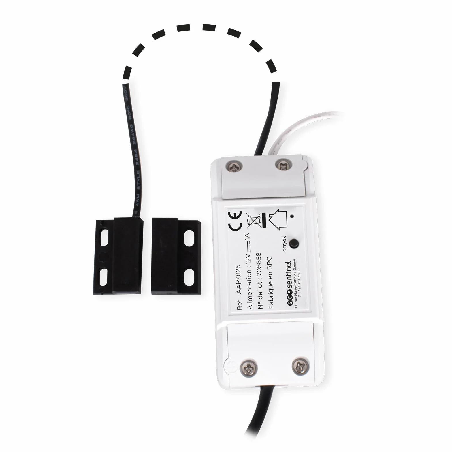 SCS Sentinel Módulo receptor conectado WifiGate 12V CC cable 5m Compatible motorizaciones cancelas puertas garaje