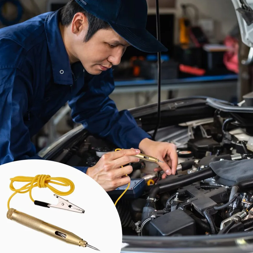 Probador de Circuitos de Vehículos, Comprobador de Voltaje de Coche Herramienta, Pluma de Prueba