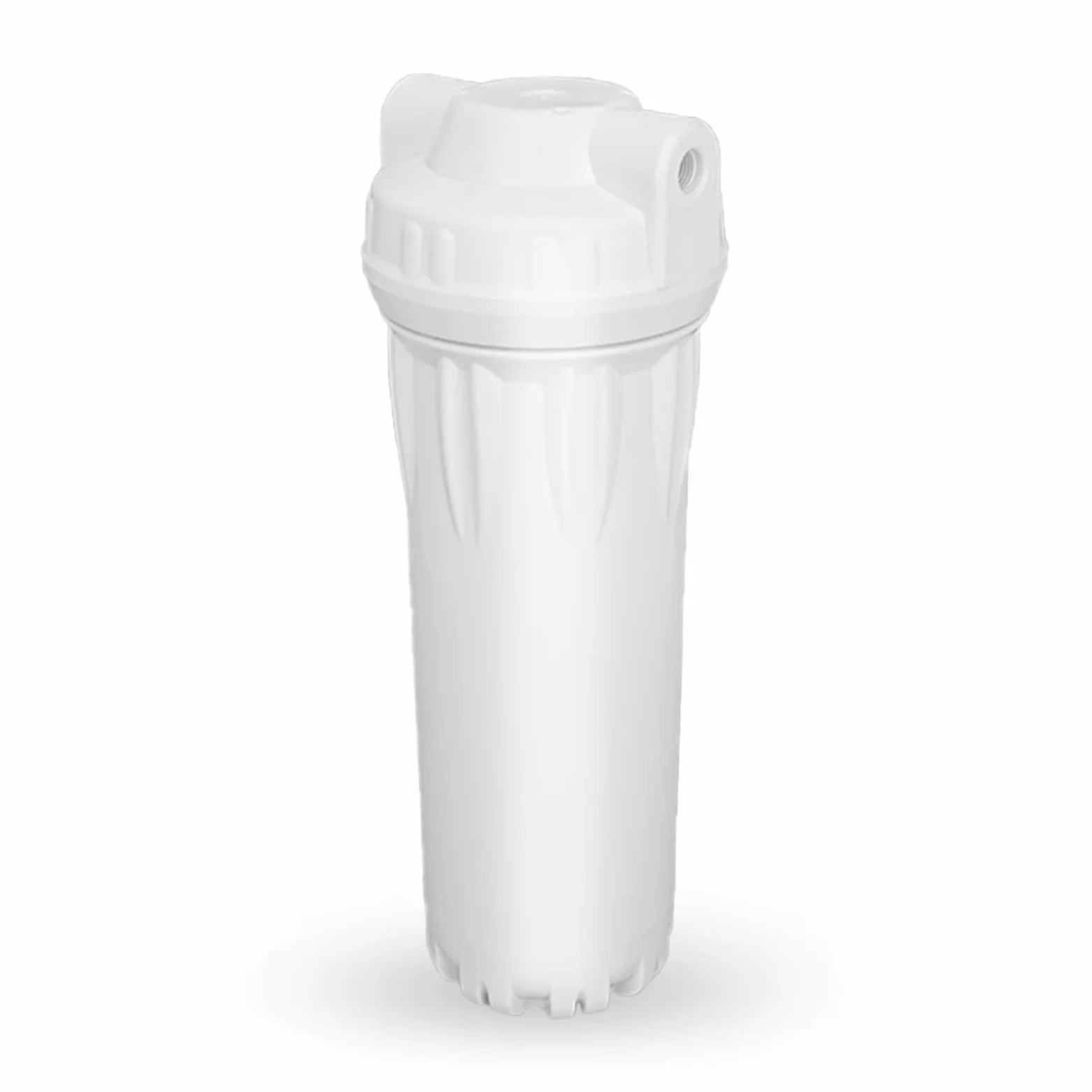 Carcasa de filtro de agua de 10" para sistema de ósmosis inversa, entrada y salida de 1/4", anillo de sellado doble