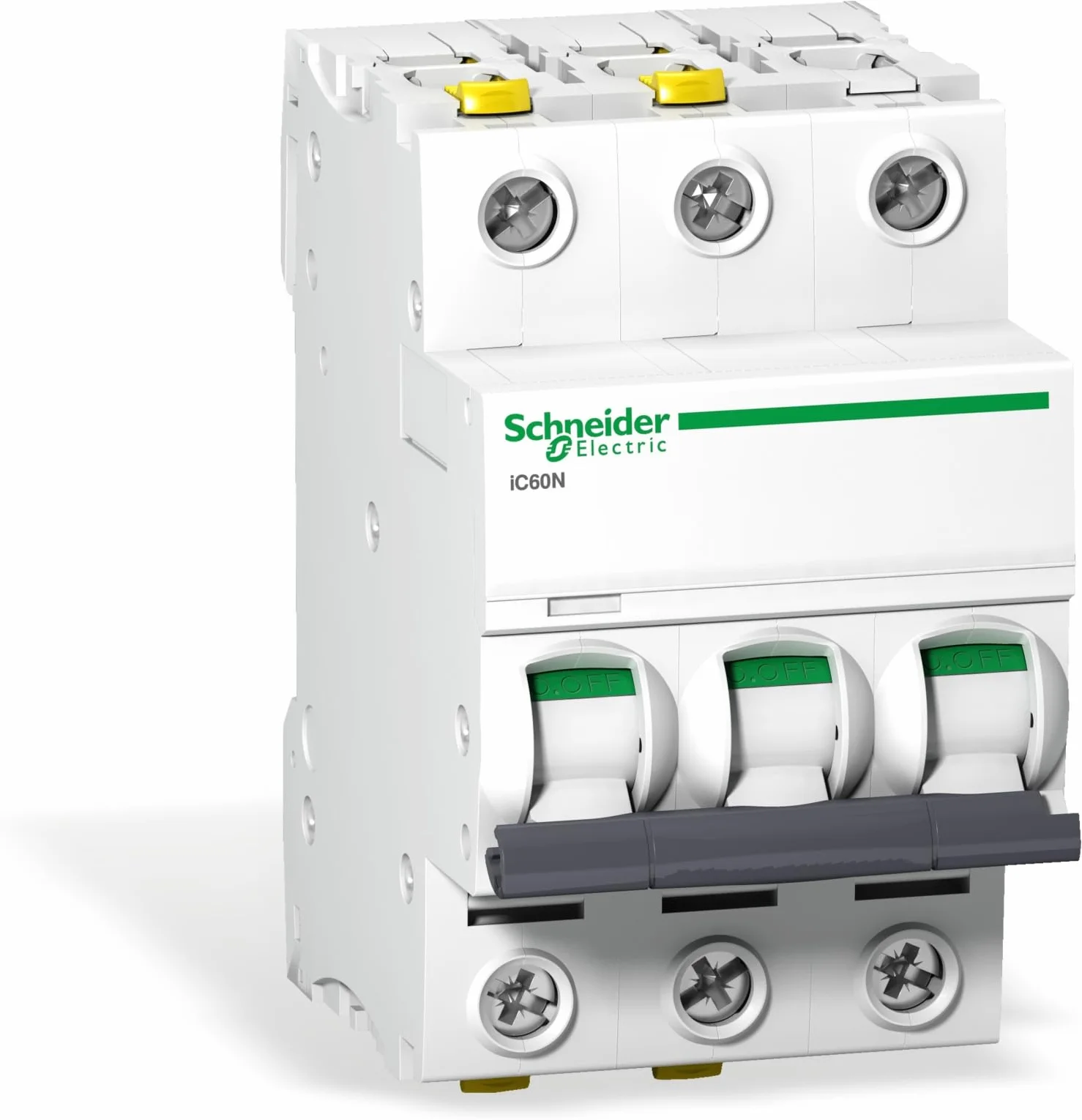 Schneider Electric Acti9 iC60N - Disyuntor de 3 Pines 16 A C (código A9F04316)