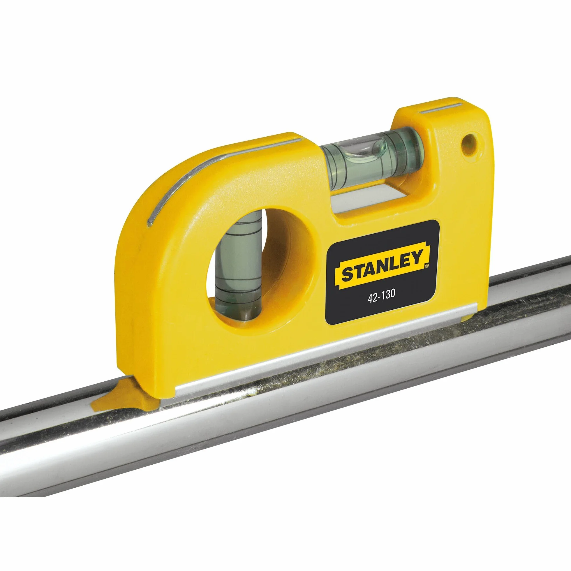 STANLEY Nivel de Bolsillo 0-42-130 Base Magnética Aluminio Precisión 2 mm/m