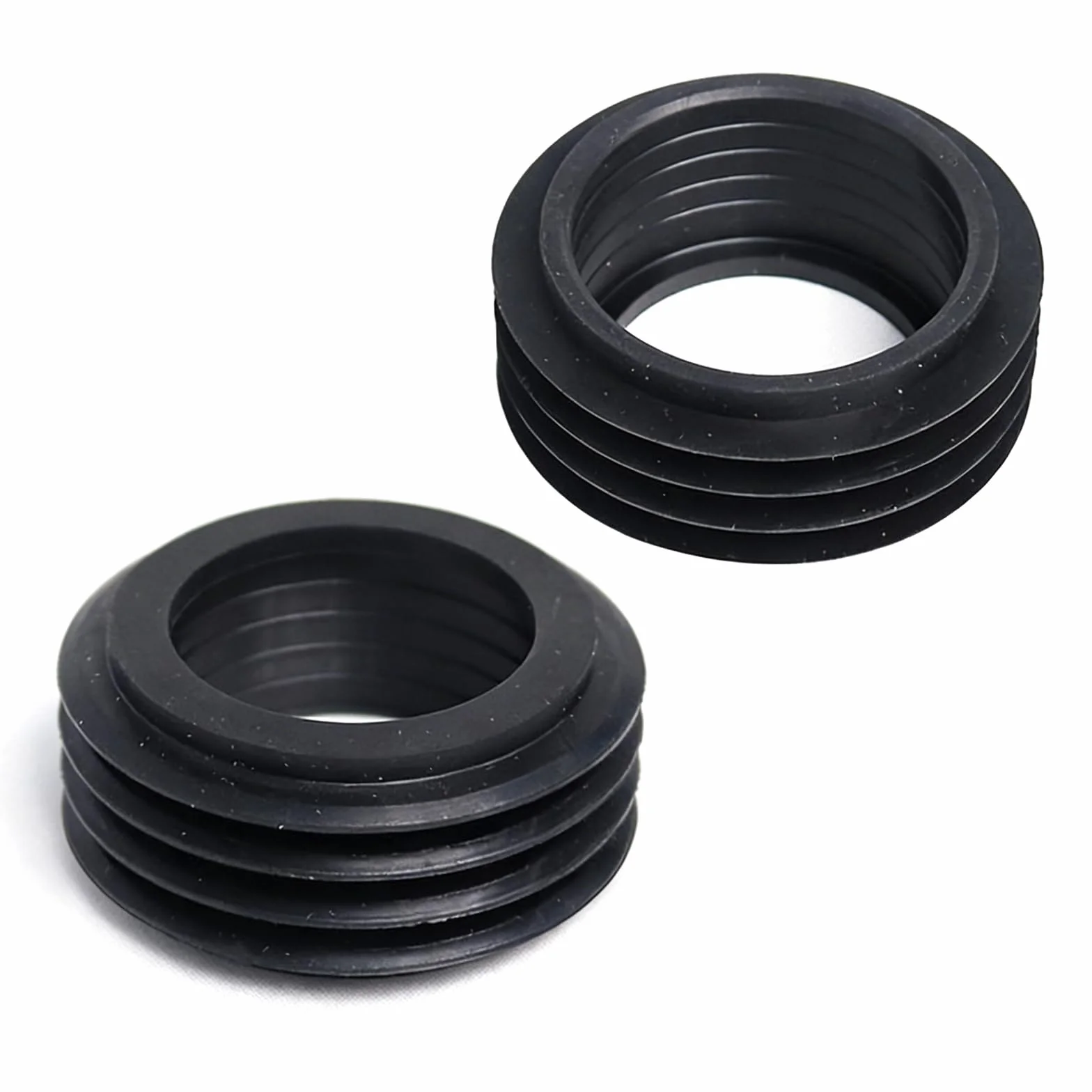 Conector de Tubo de Desagüe para Inodoro Manguito de Goma 60 mm 36-45 mm 25 mm