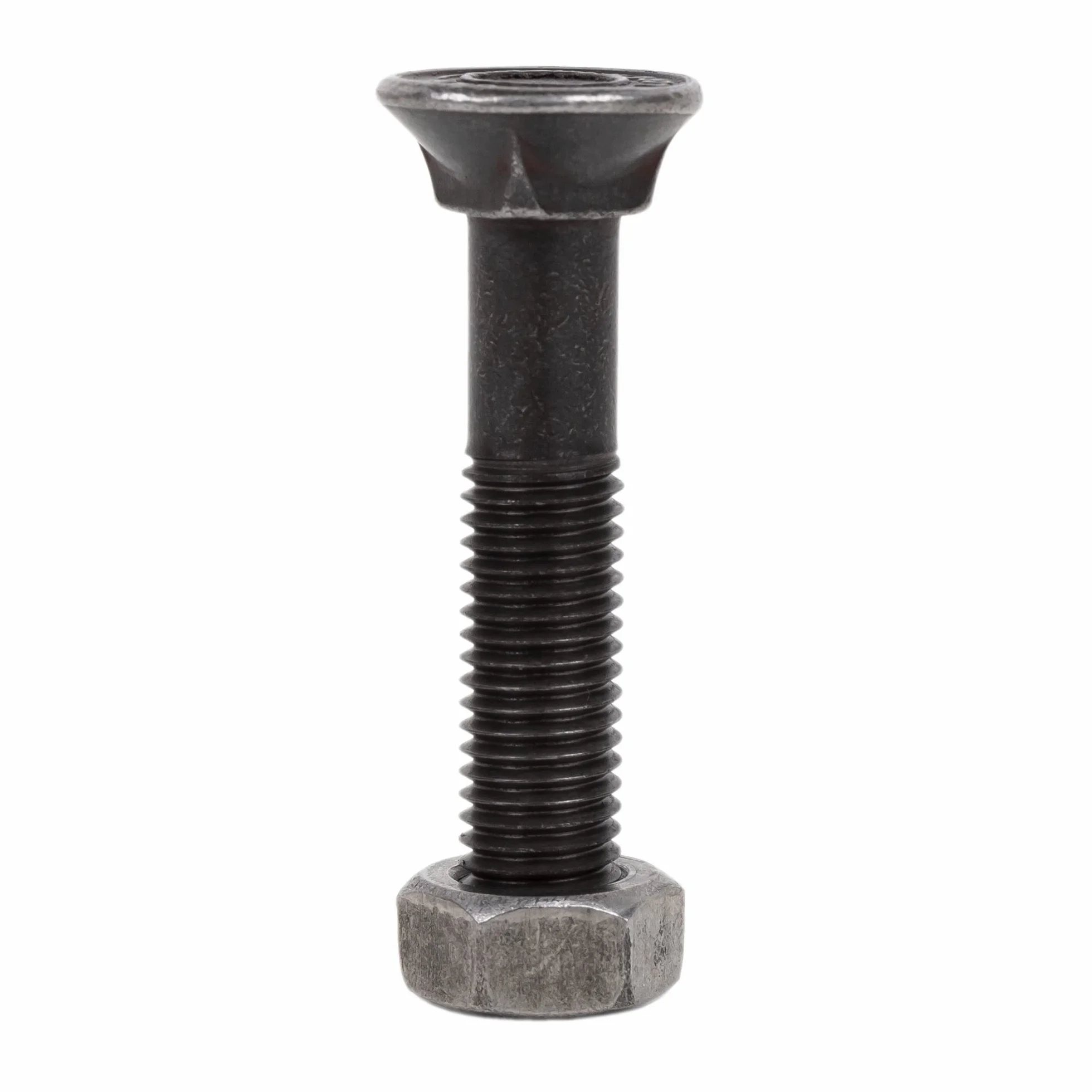 Cofan Tornillo de arado DIN 608 | Cuello cuadrado | Tuerca hexagonal DIN 934 incluida | Clase 6.8 | M7/16 x 60