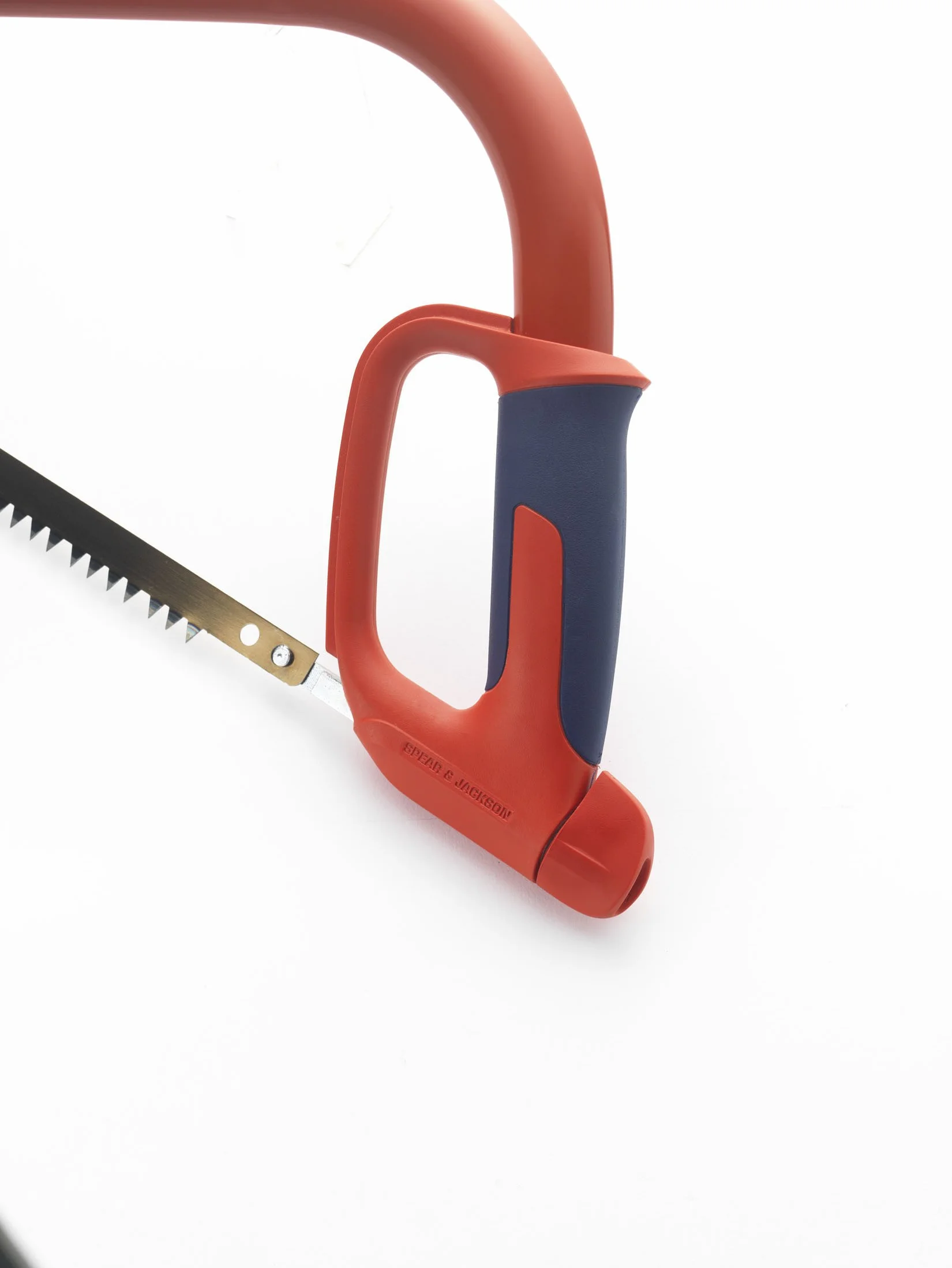Spear & Jackson B9824BOWSAW Sierra de Arco para Madera 610 mm 24" Predator Hoja de Acero al Carbono 4 TPI Dientes Tipo Peg Tensado Ajustable
