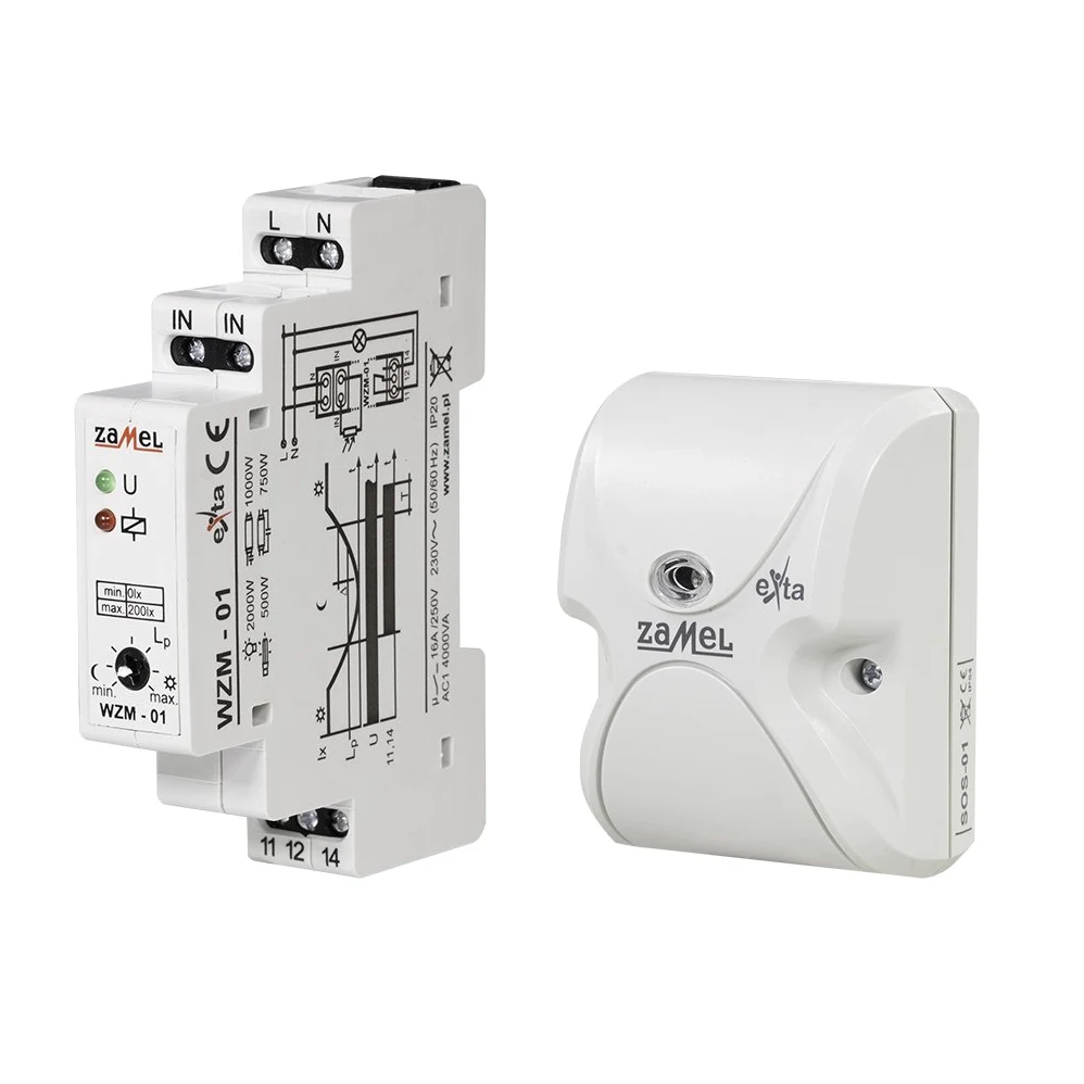Exta Interruptor Crepuscular, WZM de 01/Sos, 2 Piezas