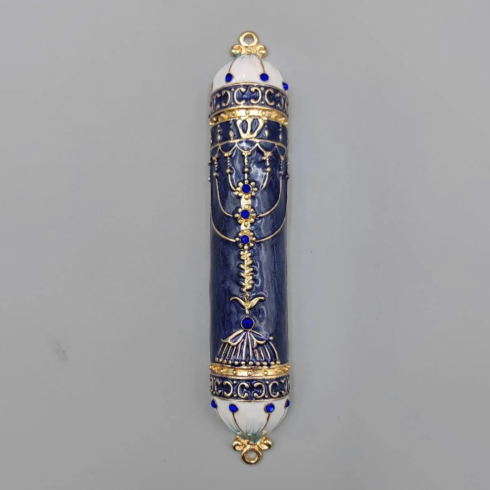 rockible Funda judía Mezuzah para decoración de Puerta Delantera, bendición del hogar Hecha a Mano para Regalo de inauguración de la casa, 17x2.8x1.5 cm