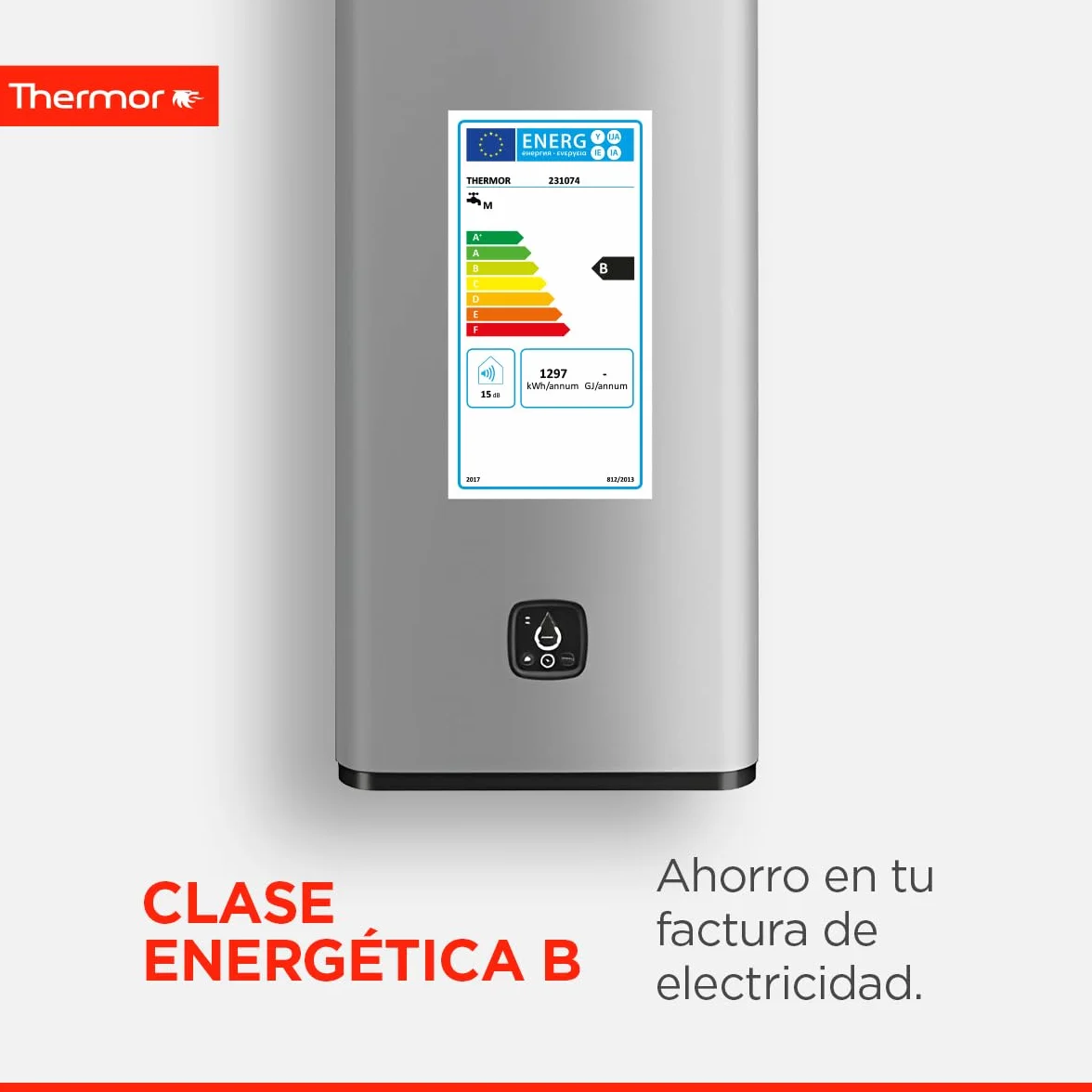 Thermor Termo Eléctrico Onix Connect Calentador de Agua 50L 2250/1000W WiFi