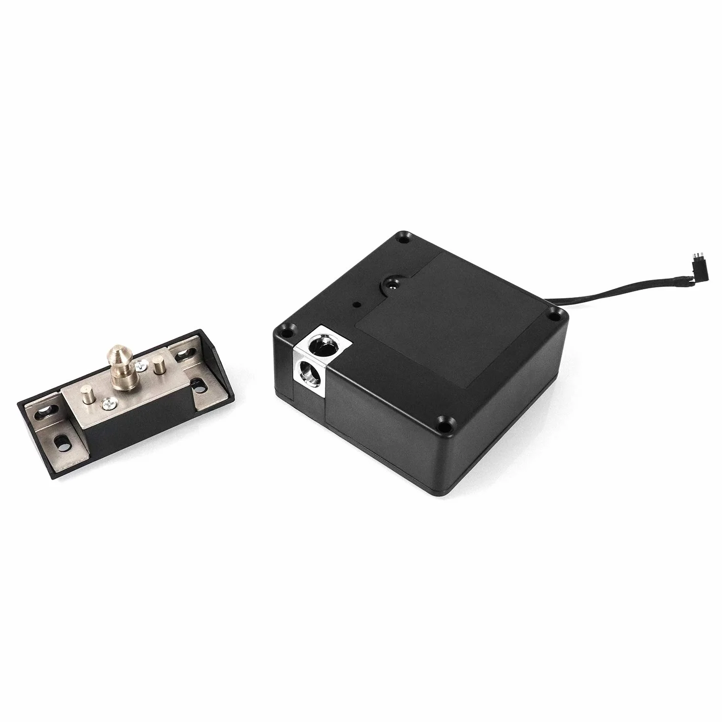 Cerradura de cajón RFID QWORK, Cerraduras ocultas para armario, Negro