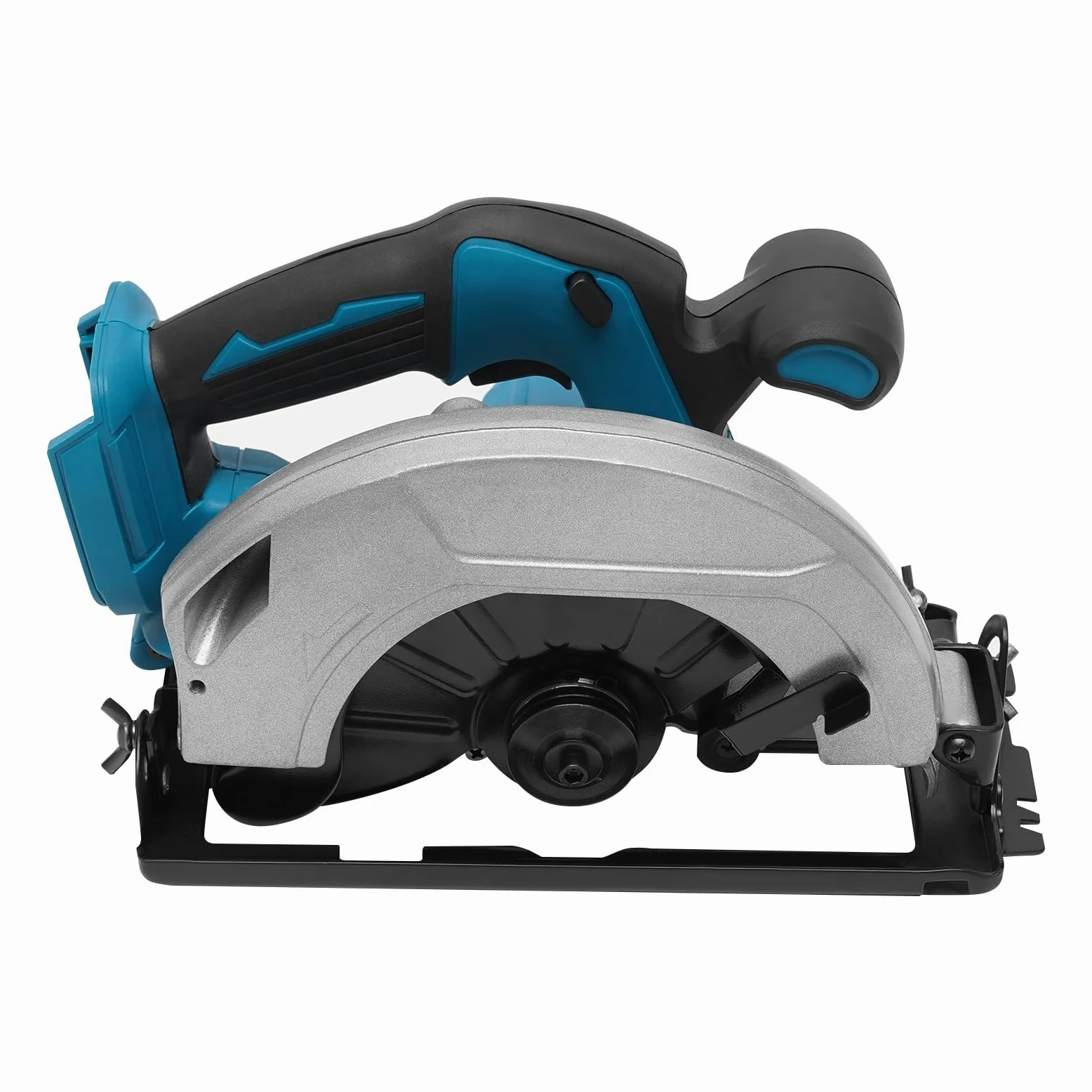 Sierra circular de mano, sierra circular de mano con riel de guía, sierra circular de 750 W, 20000 rpm, puede cortar 0-90 mm de grosor, sierra circular se puede utilizar en carpintería, hecha a mano