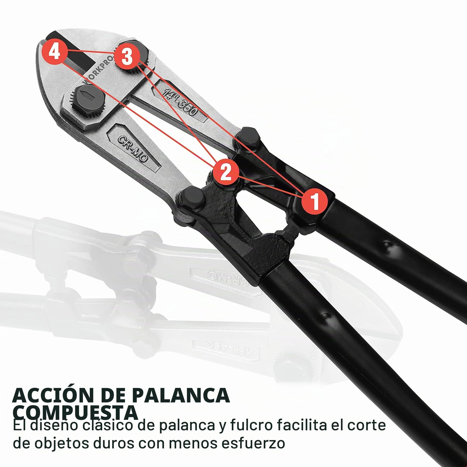 Workpro - Cortador de pernos, W017004A