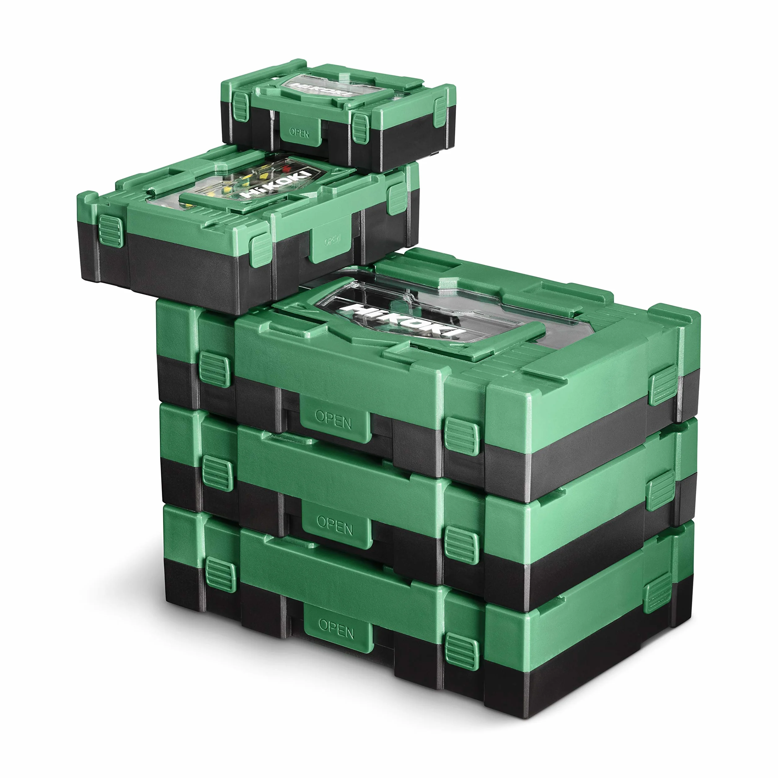 HiKOKI Juego de puntas de 18 piezas - Juego de puntas de destornillador duraderas para trabajos precisos - Puntas Torx, PH, PZ, SL, hexagonales - Caja de puntas ideal para al bricolaje y profesionales