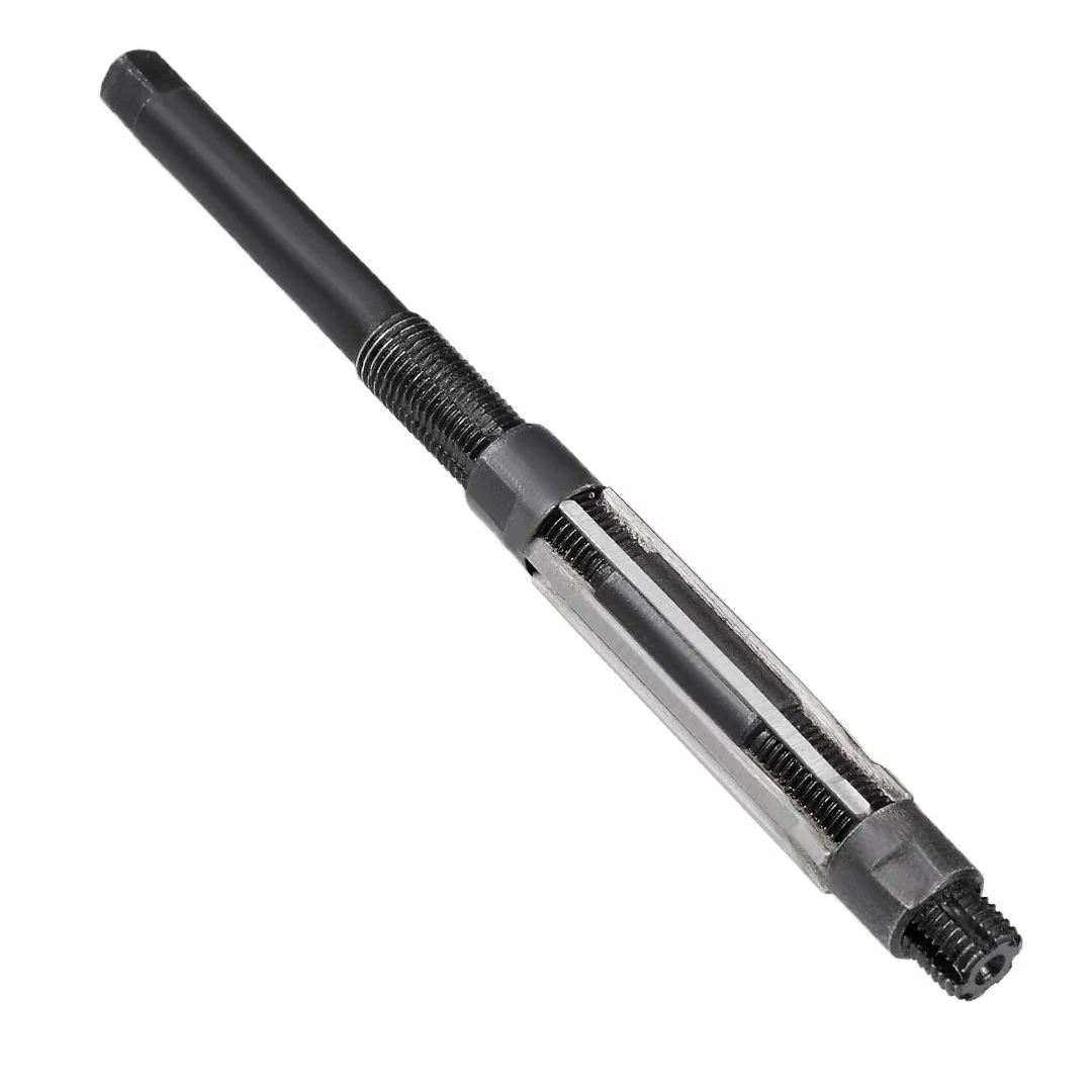 sourcing map Escariador manual ajustable de 11,75 a 12,75 mm de acero de alta velocidad H8 6 flautas rectas herramienta de fresado