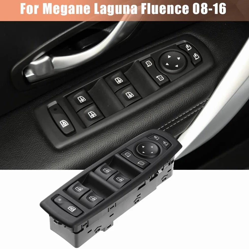 Para Fluence 08-16 Interruptor de Control de Ventana Principal de Potencia Lado del Conductor 254000006R 7700817337