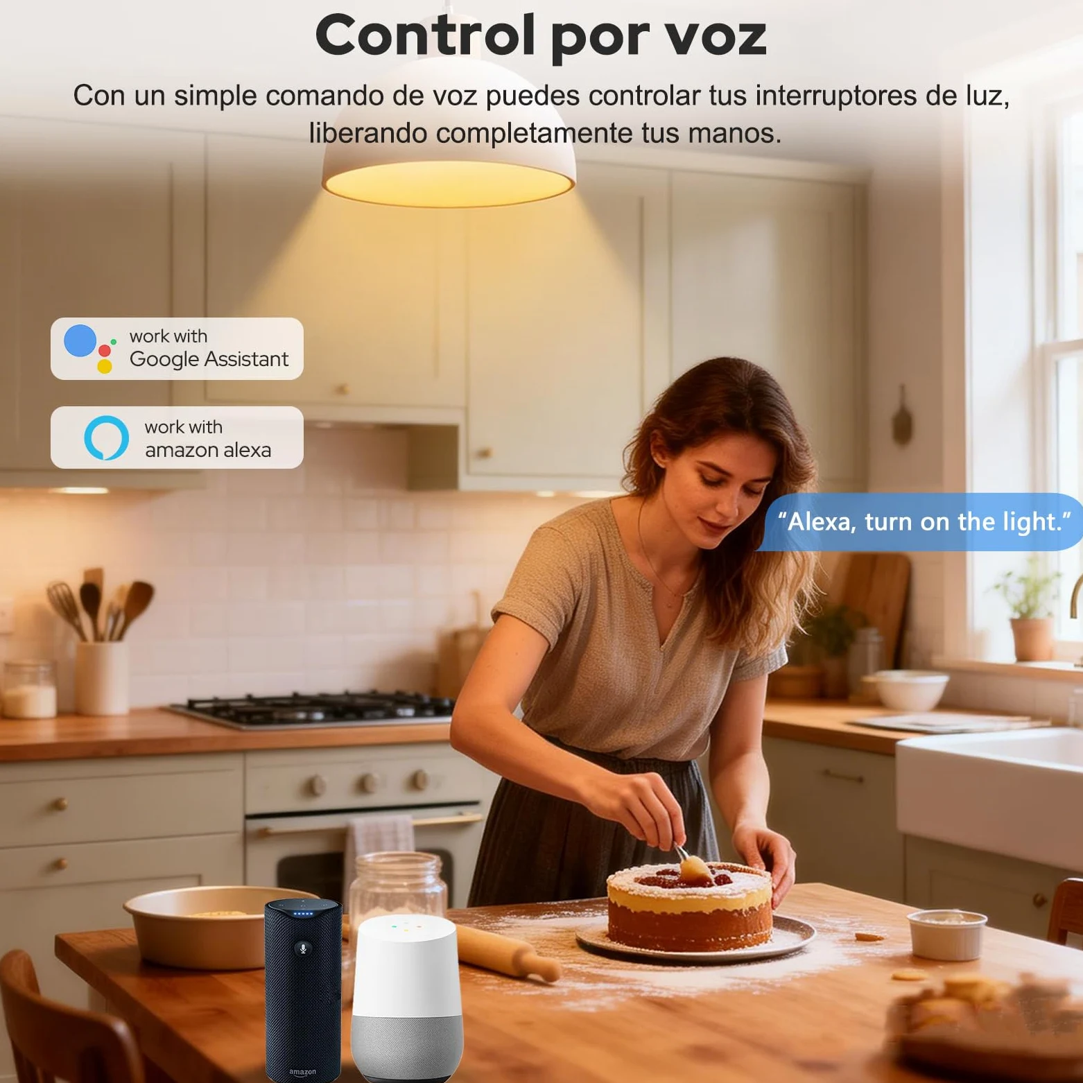 LoraTap Kit de 2 Interruptores Relé WiFi Inalámbricos, Conmutador Paralelo, Receptor de 2300W 10A, Interruptor Inteligente, Control a Distancia por Móvil, Compatible con Alexa y Google Assistant