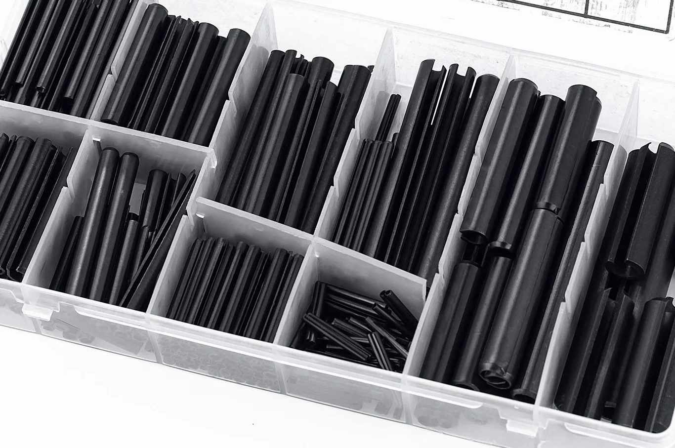 450pcs Inoxidable Acero Fendue Resort de Resorte Kit, Primavera Cheville Tension Roller Fendue Broches