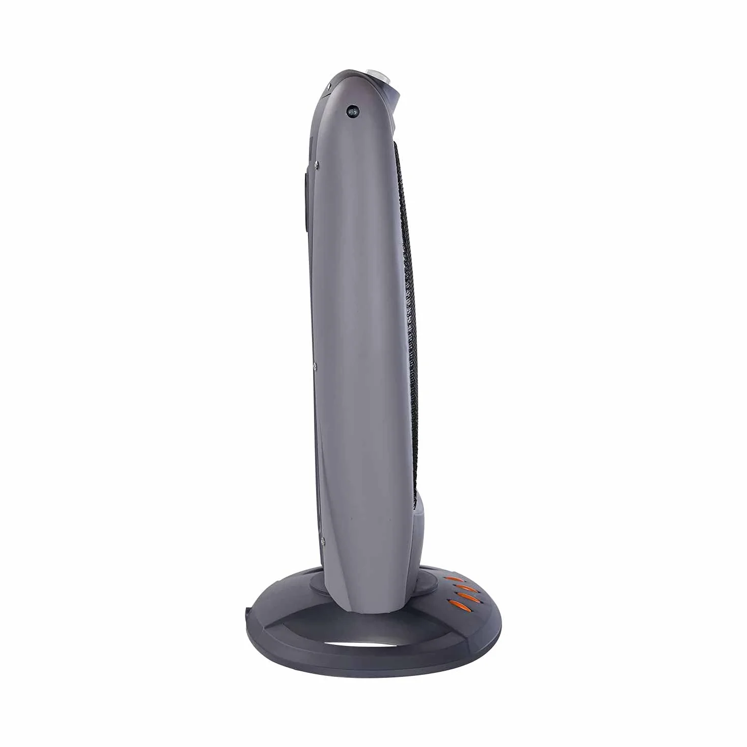 THINIA HOME - Estufa Eléctrica Halógena de Bajo Consumo, Movimiento Oscilante, Sensor de Protección Antivuelco, 3 Niveles de Potencia, 1200W, Diseño Portátil, Gris