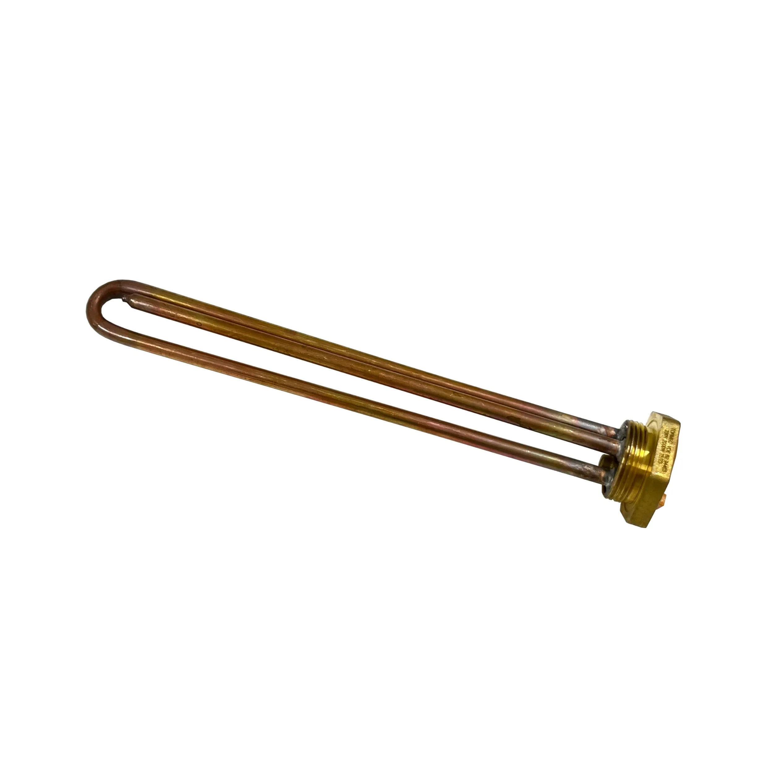 Resistencia Termo Electrico Vaina Cobre Rosca 1 1/4 2000w 220v Standard | Resistencia para calentador electrico | Para acumulador y caldera de agua eléctrica | Resistencia para termo electrico