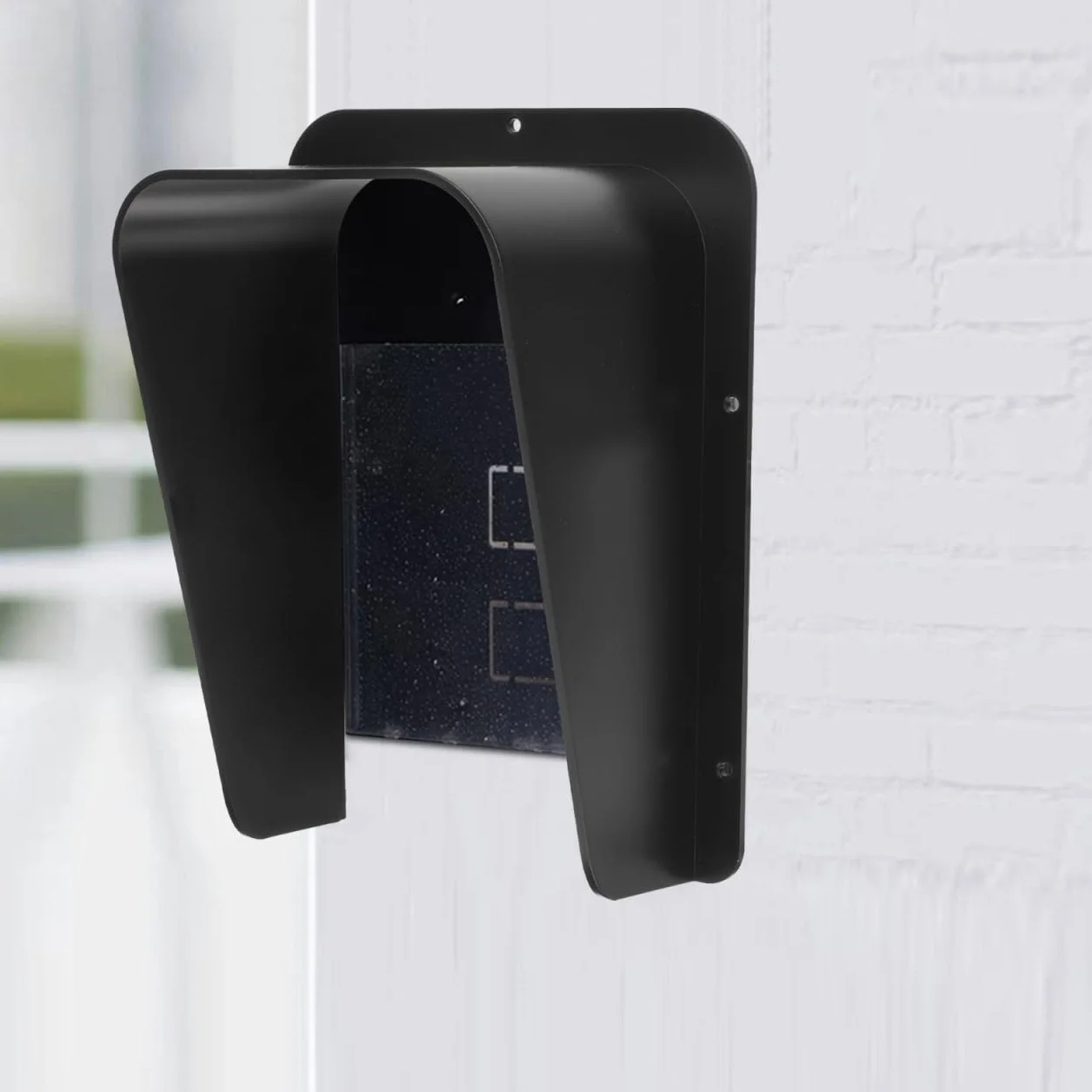 DOITOOL Cubierta De Lluvia Para Timbre Impermeable Acrílico Protector De Control De Acceso Exterior Compatible Con Máquinas De Tarjetas Y Timbres 8.46X6.88X3.93In