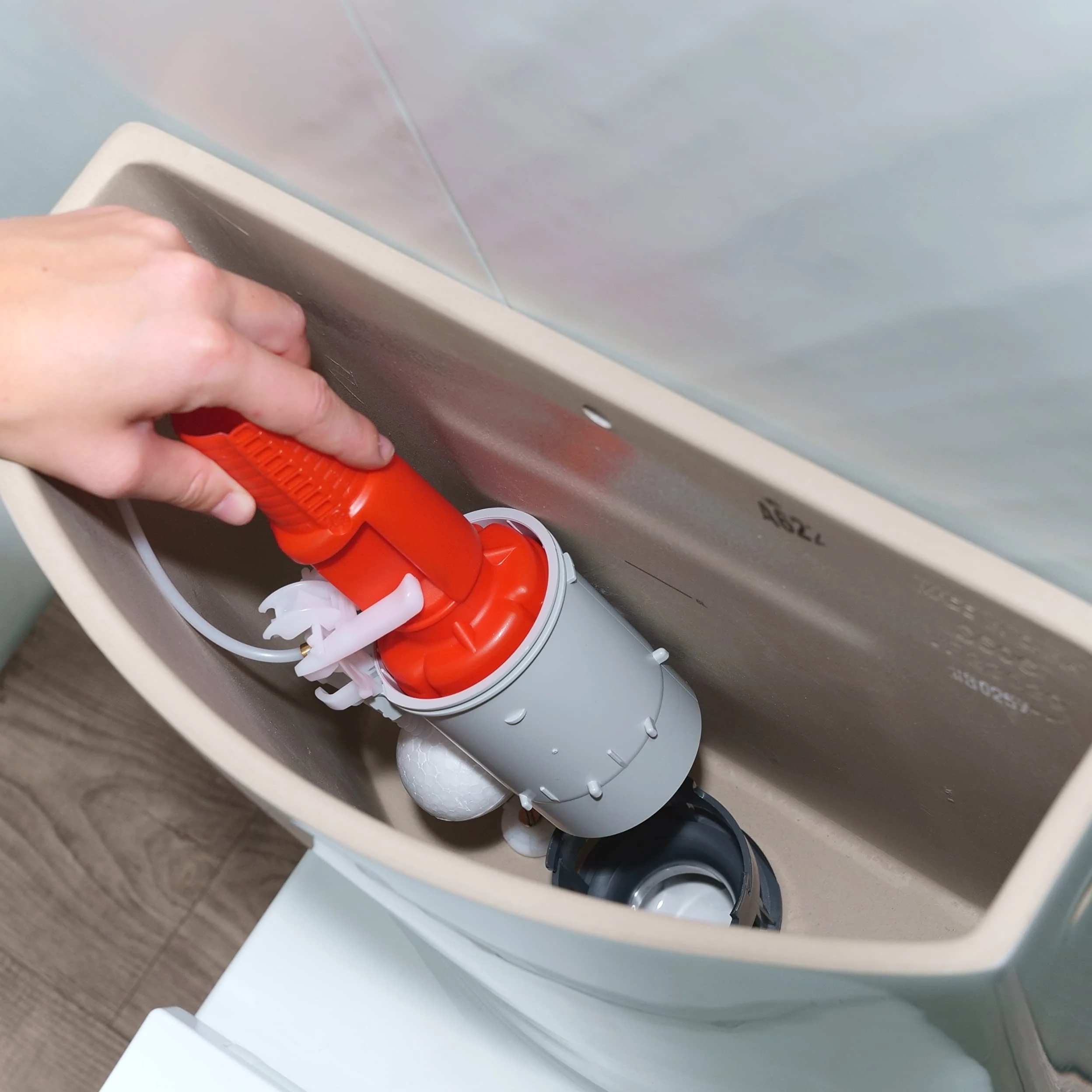 Wirquin MWS00 - Doble pulsación de mecanismo de ahorro de agua