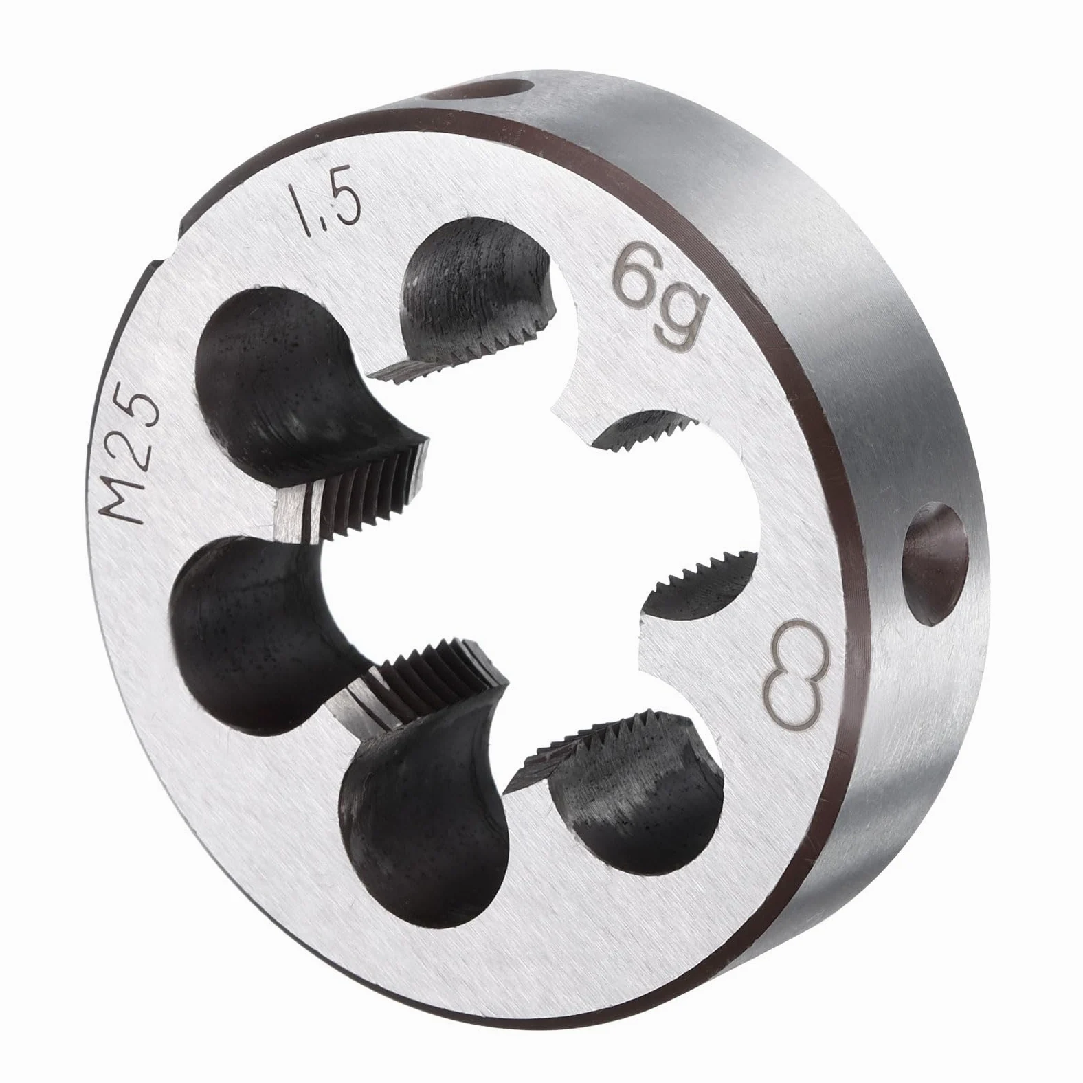 QUARKZMAN Macho De Roscar Redondo M25 X 1.5 Métrico Diestro Para Cortar Tornillos Machos Fijos, Acero Aleado Para Herramientas Herramienta De Reparación