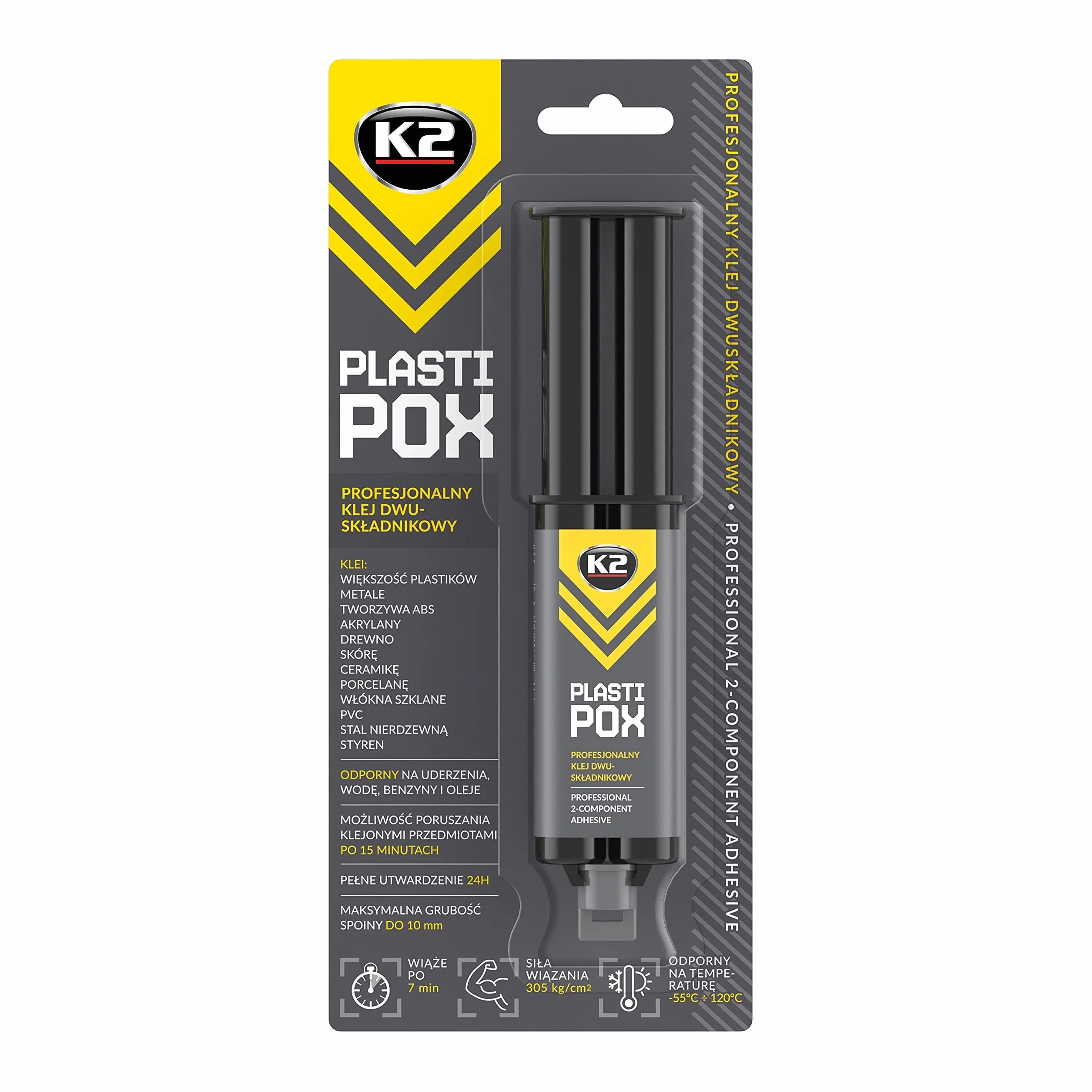 K2 PLASTIPOX 25G - Adhesivo profesional para plásticos