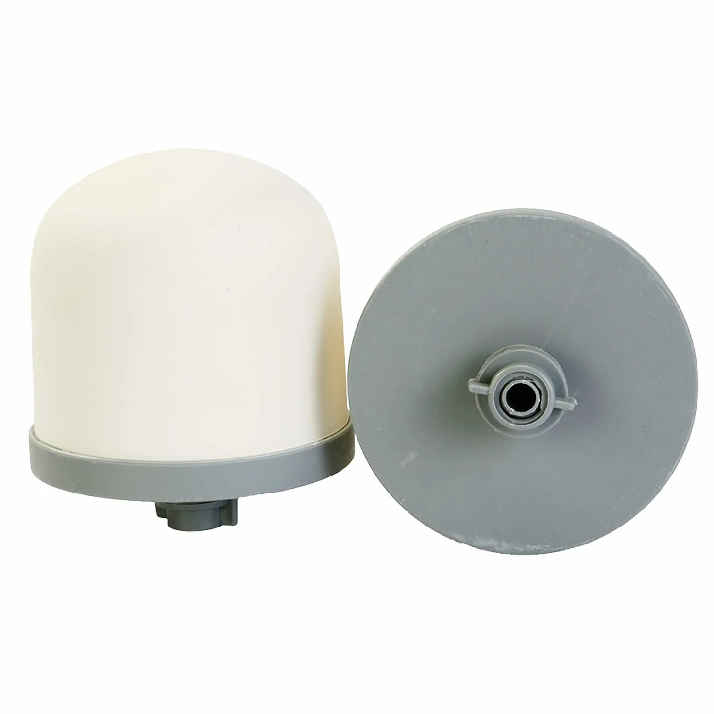 Huining Filtro de agua de cúpula de cerámica, filtro de repuesto para unidad de prefiltración de agua,para sistema de filtración de cubo de agua doméstico (2 unidades)