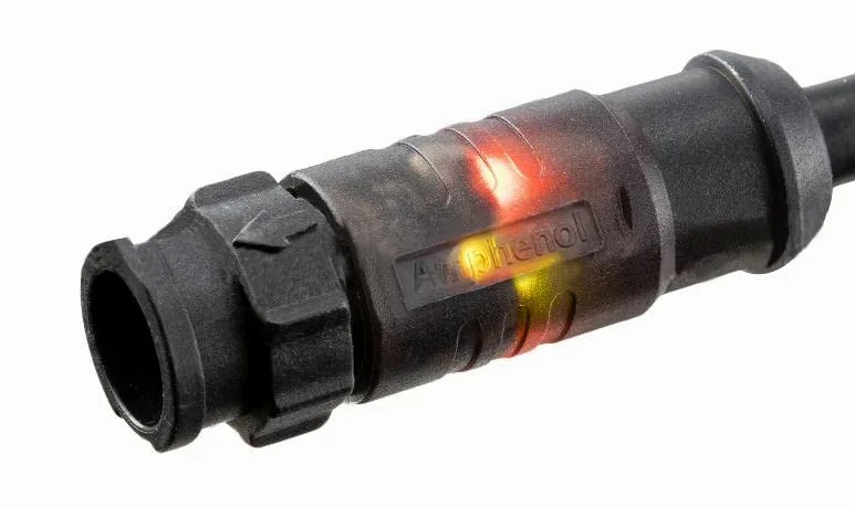 Cable CIR, enchufe 5P a extremo libre, 5M, negro, conectores circulares y conjuntos de cables