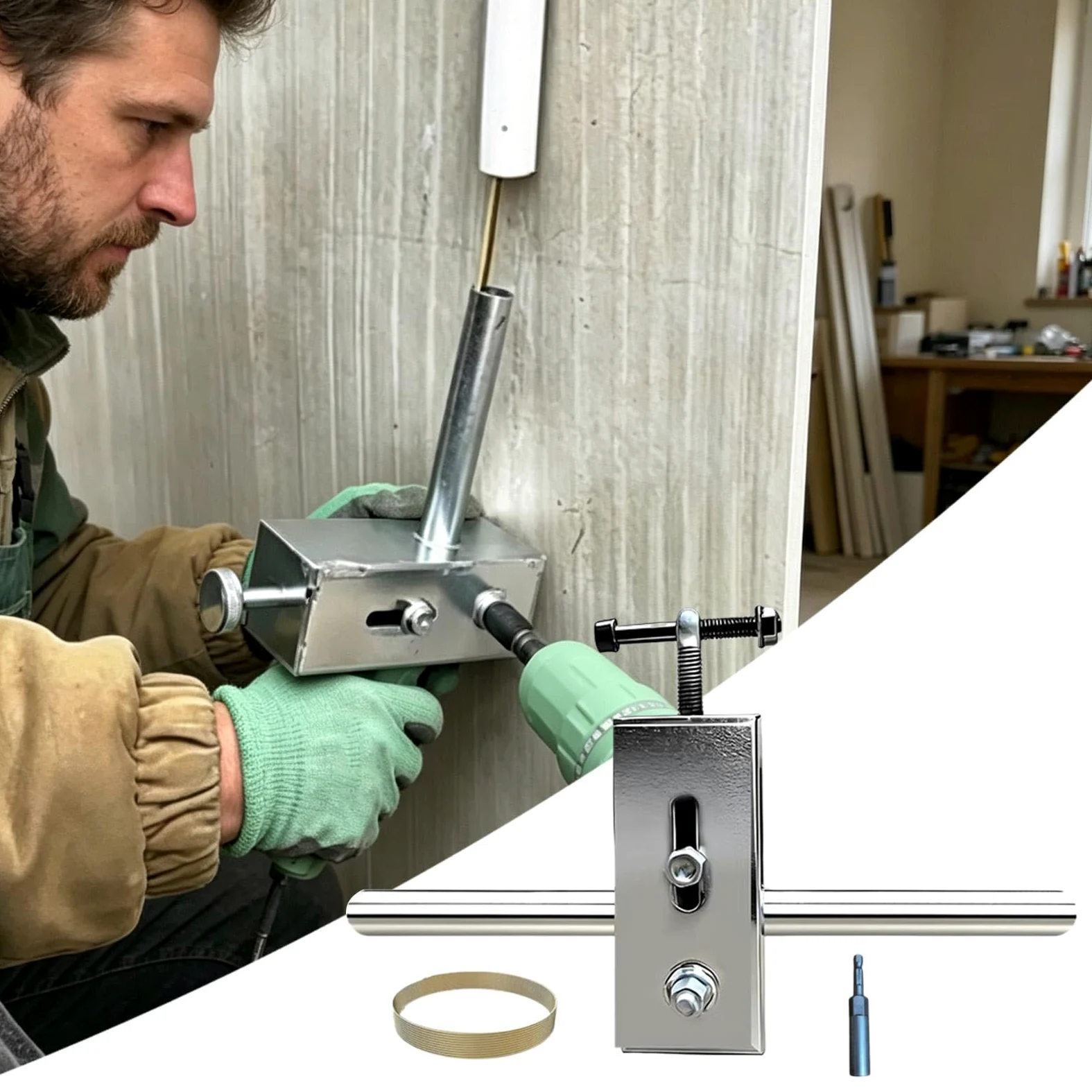Herramientas pasacables Con guía pasacables de 15 metros de alta | Dispositivo para pasar cables eléctricos Para Electricistas Fontaneros Técnicos Ingenieros Obras Construcción E Insta