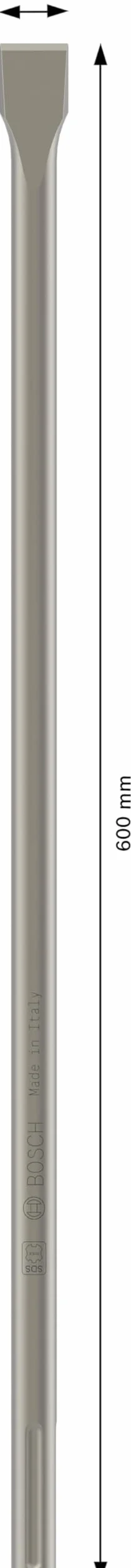 Bosch 1 618 600 203 - Cincel plano SDS-max - 600 x 25 mm (pack de 1)