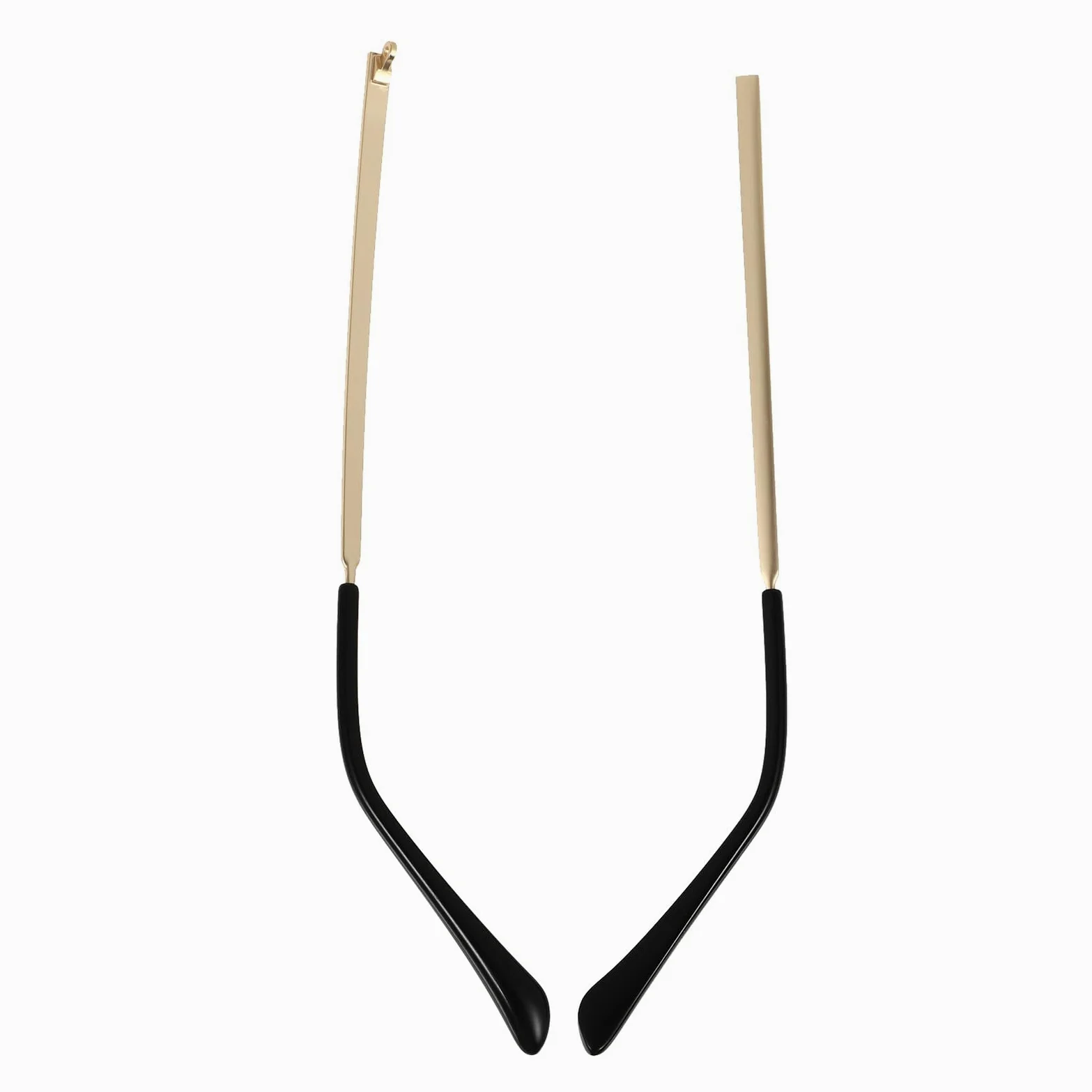 TEHAUX Patillas de Gafas Metálicas Resistentes y Ligeras Brazos con Bisagras para Recambio Cómodos y Duraderos para Uso Diario